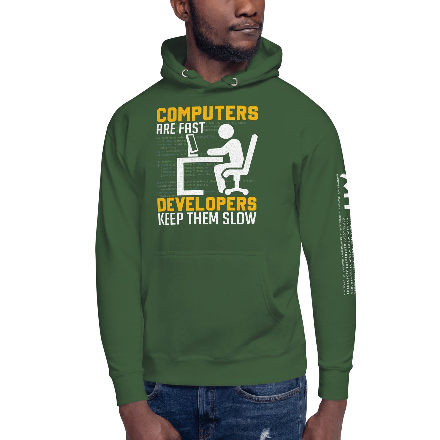 Computers are Fast, Developers make them slow - Unisex Hoodie by DarkByteGear