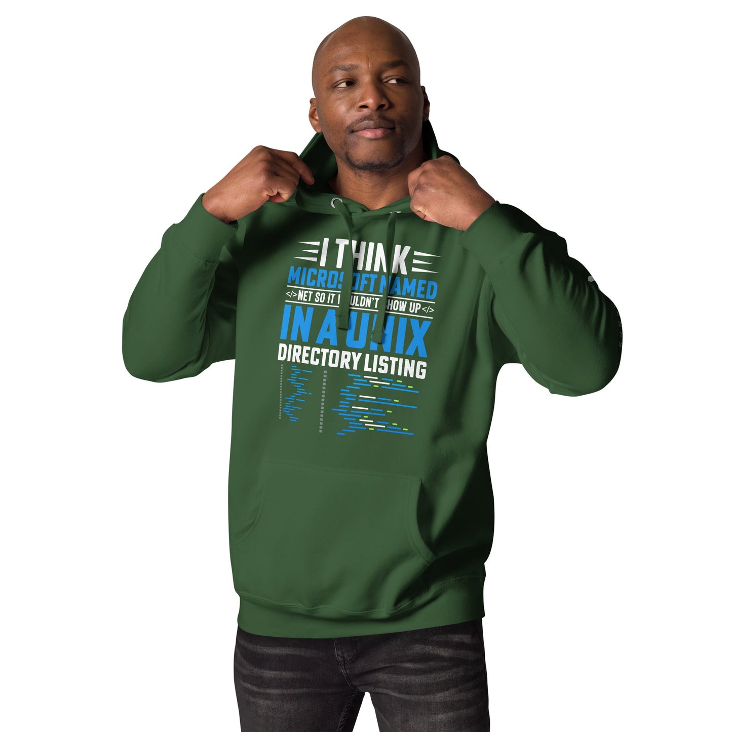 I think Microsoft named Net - Unisex Hoodie by DarkByteGear