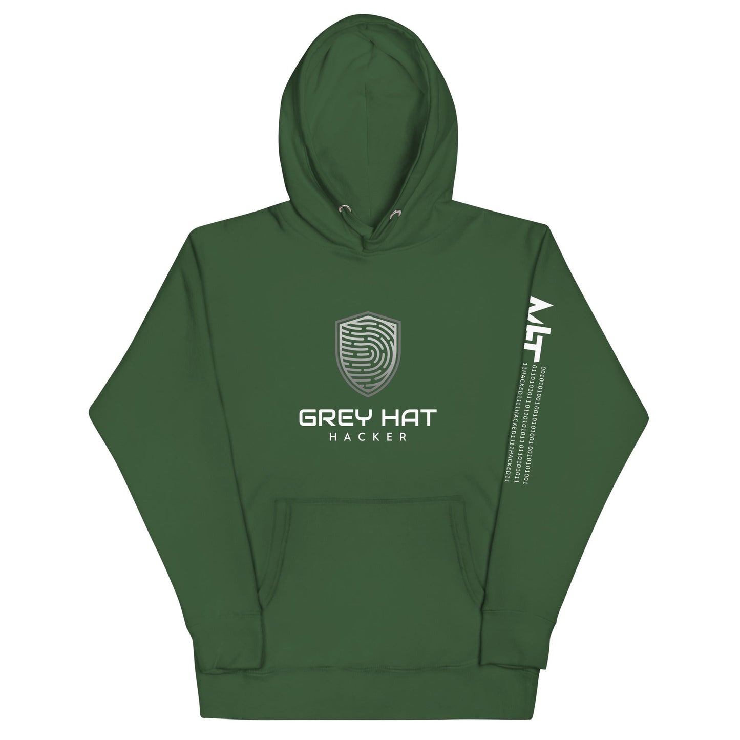 Grey Hat Hacker V2 - Unisex Hoodie by DarkByteGear
