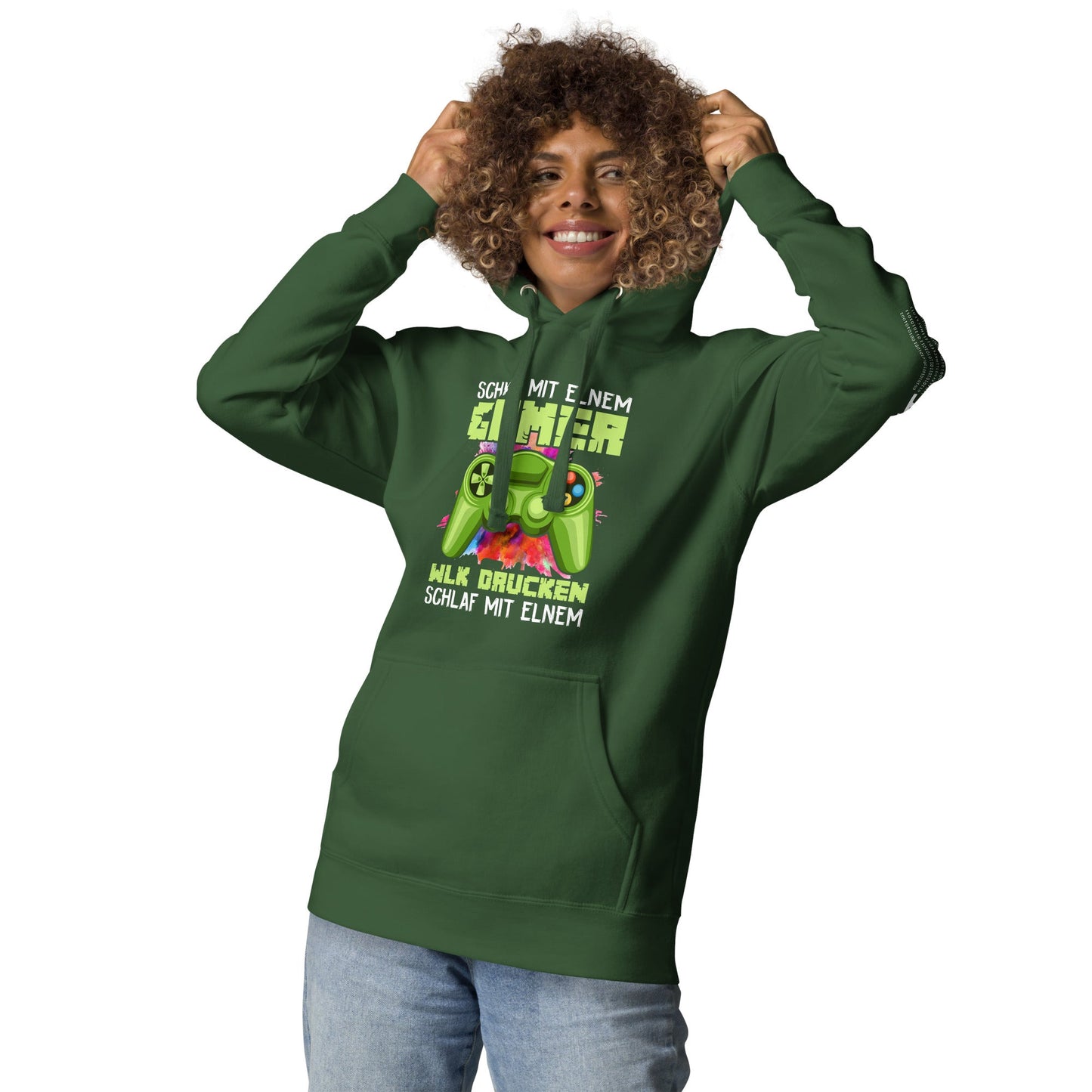 Schlaf Mit Elnem Gamer Drucken - Unisex Hoodie by DarkByteGear