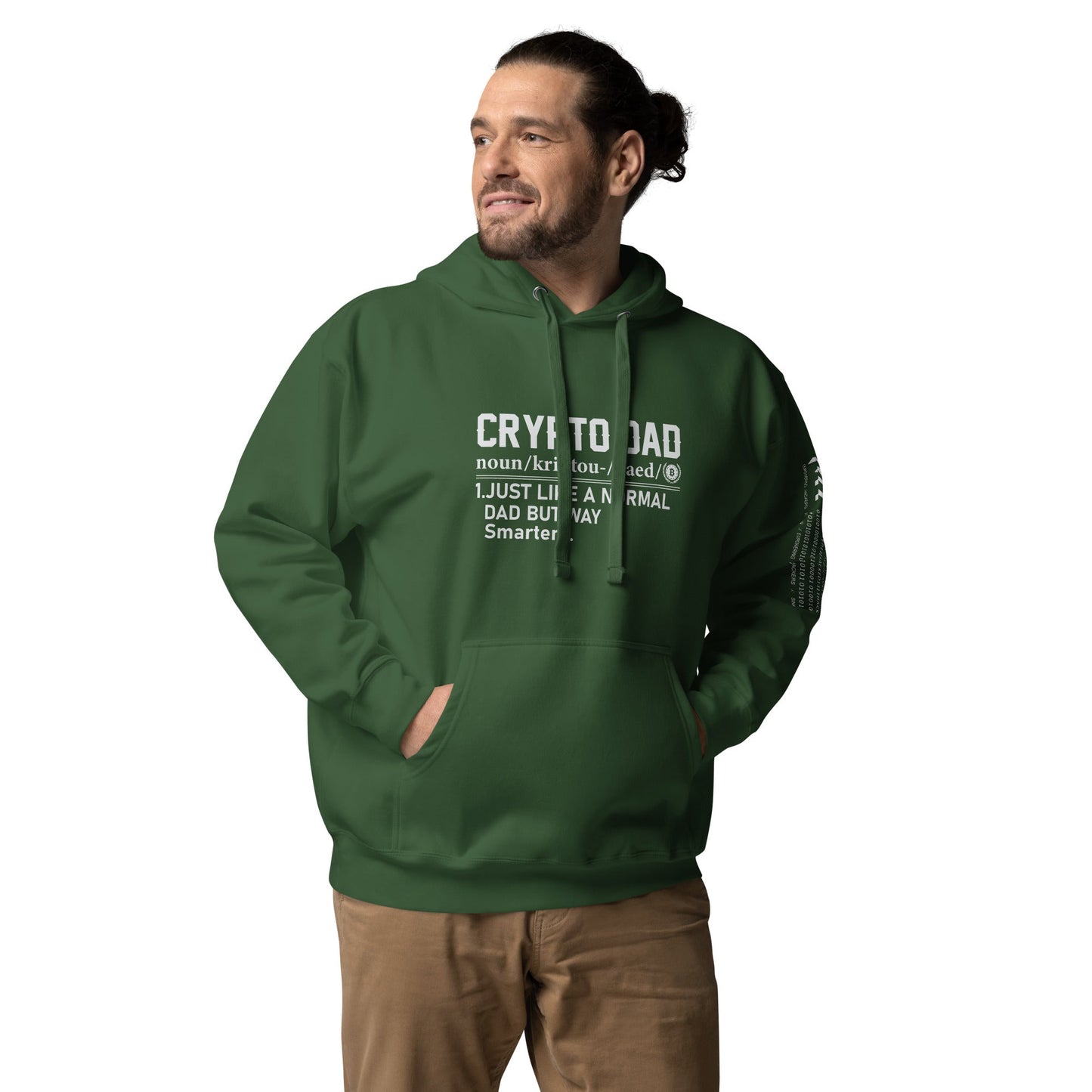 Crypto Dad Definition Unisex Hoodie by DarkByteGear