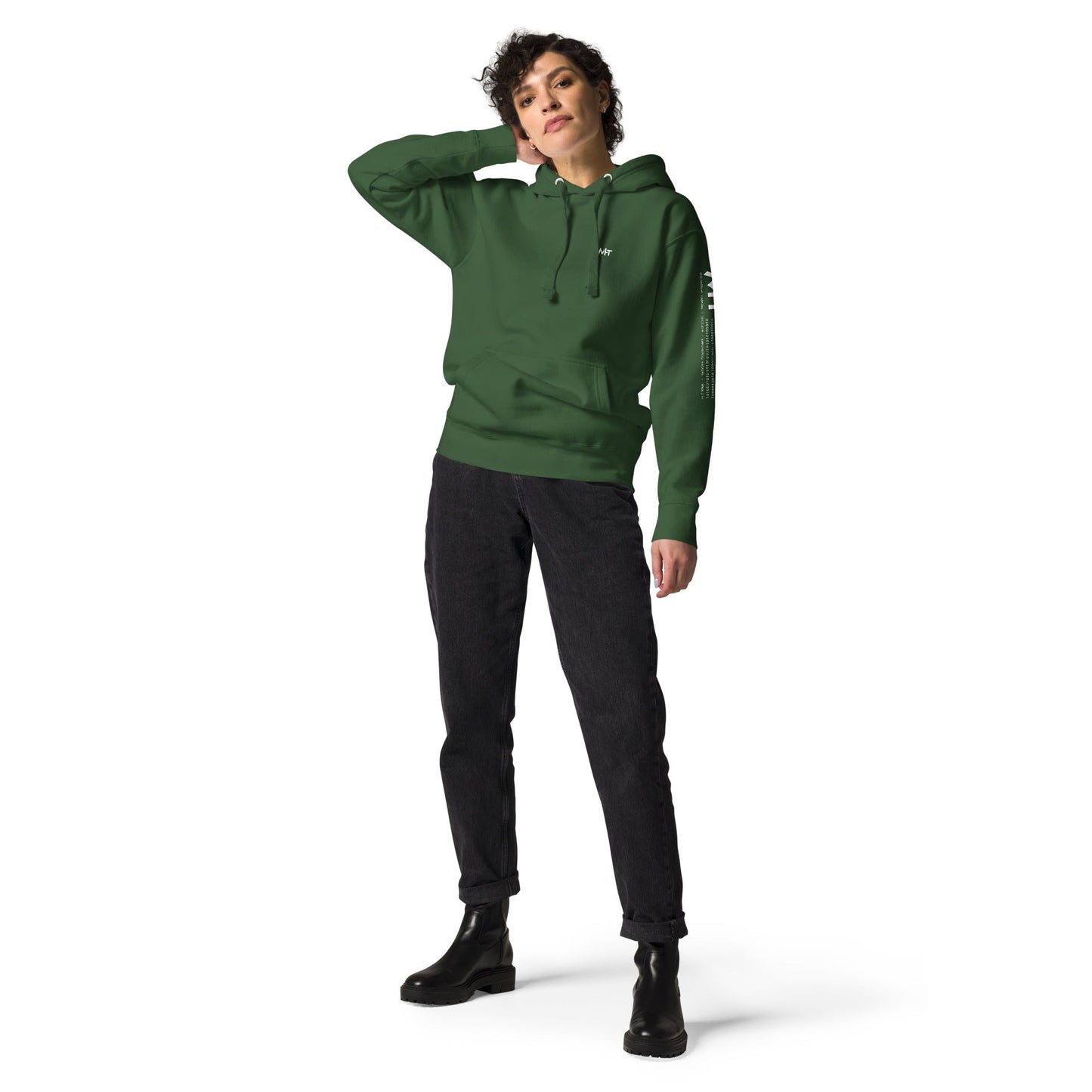 Your password is like a toothbrush V2 - Unisex Hoodie ( Back Print ) by DarkByteGear