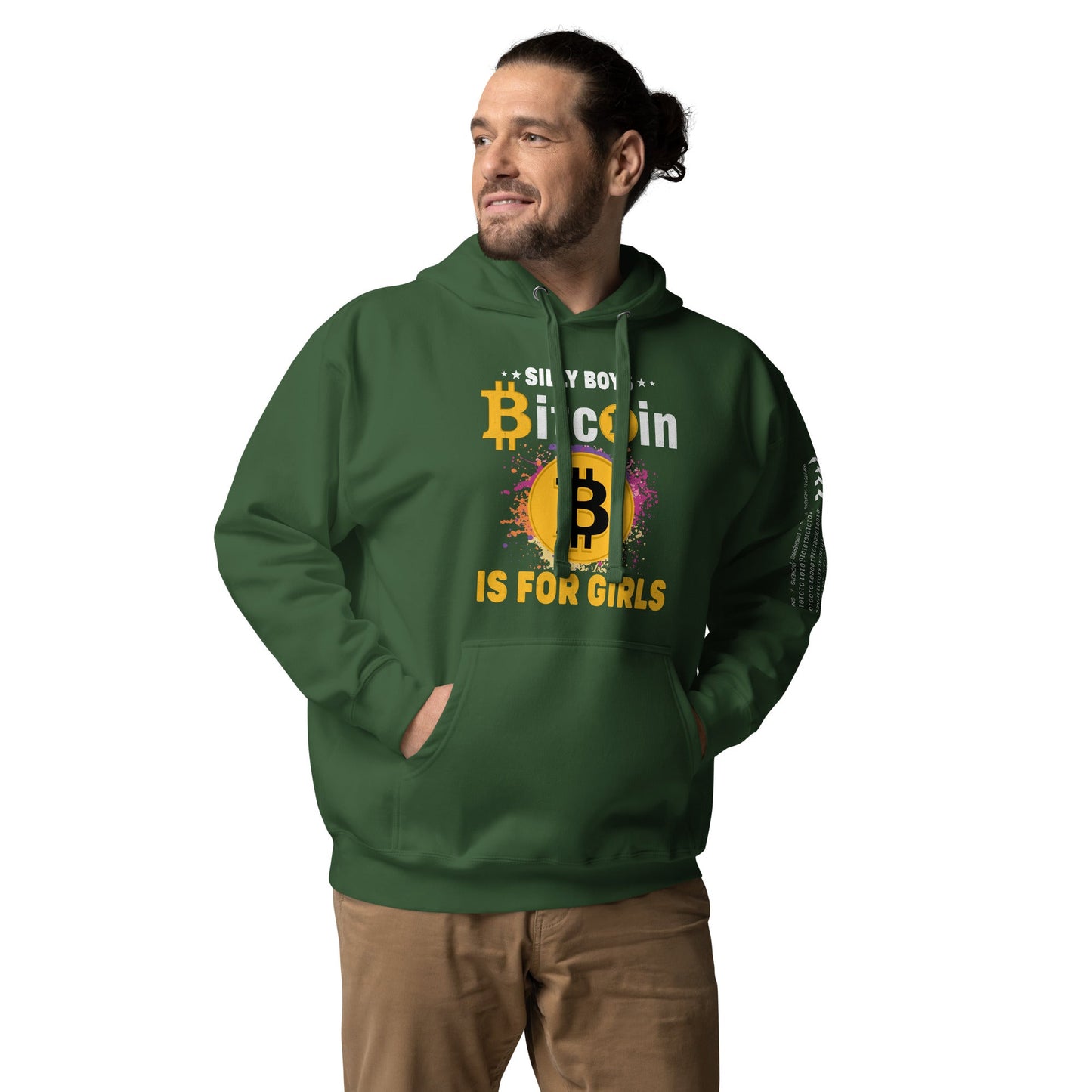 *Silly Boys* : BTC is for Girls - Unisex Hoodie by DarkByteGear