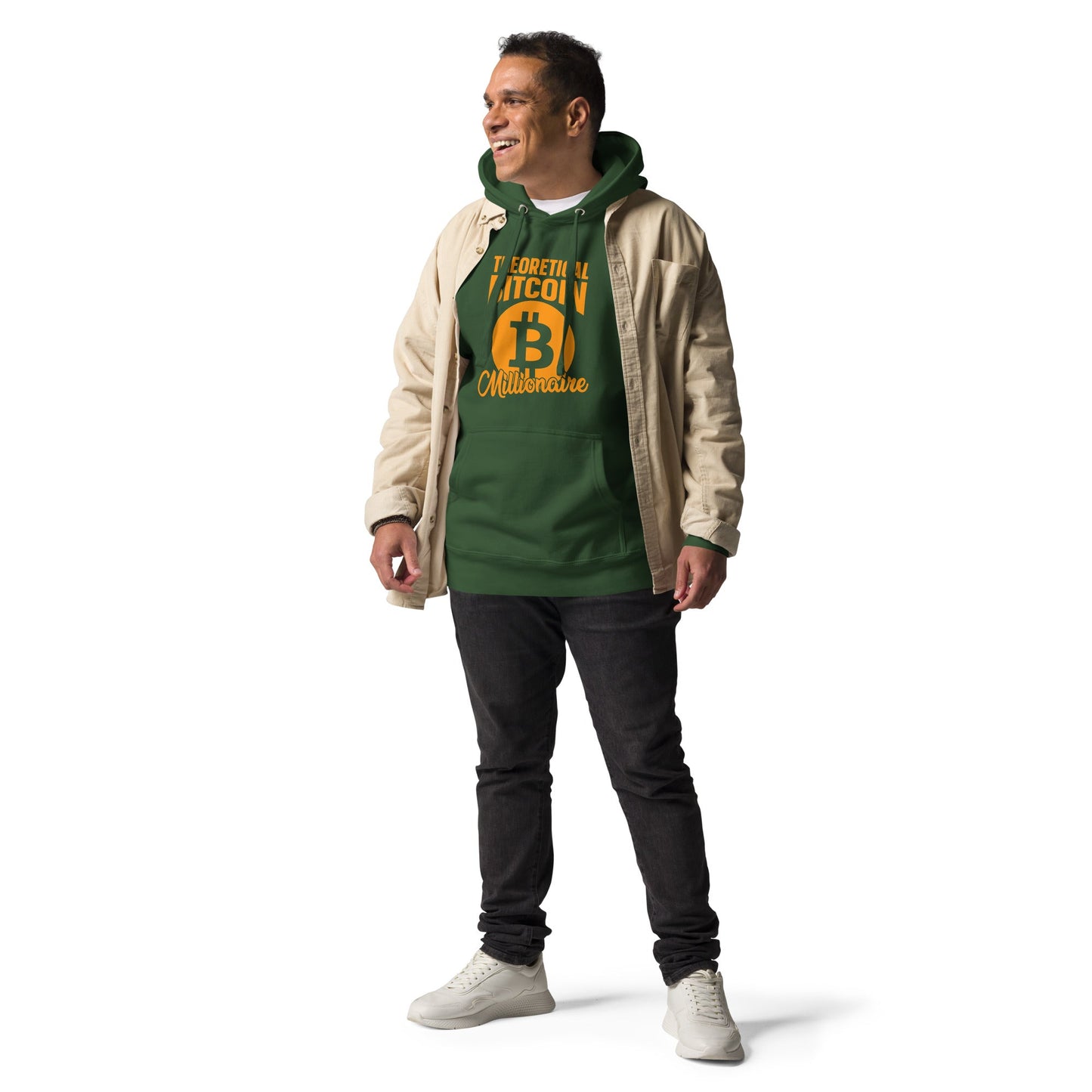 Theoretical Bitcoin Millionaire Unisex Hoodie by DarkByteGear