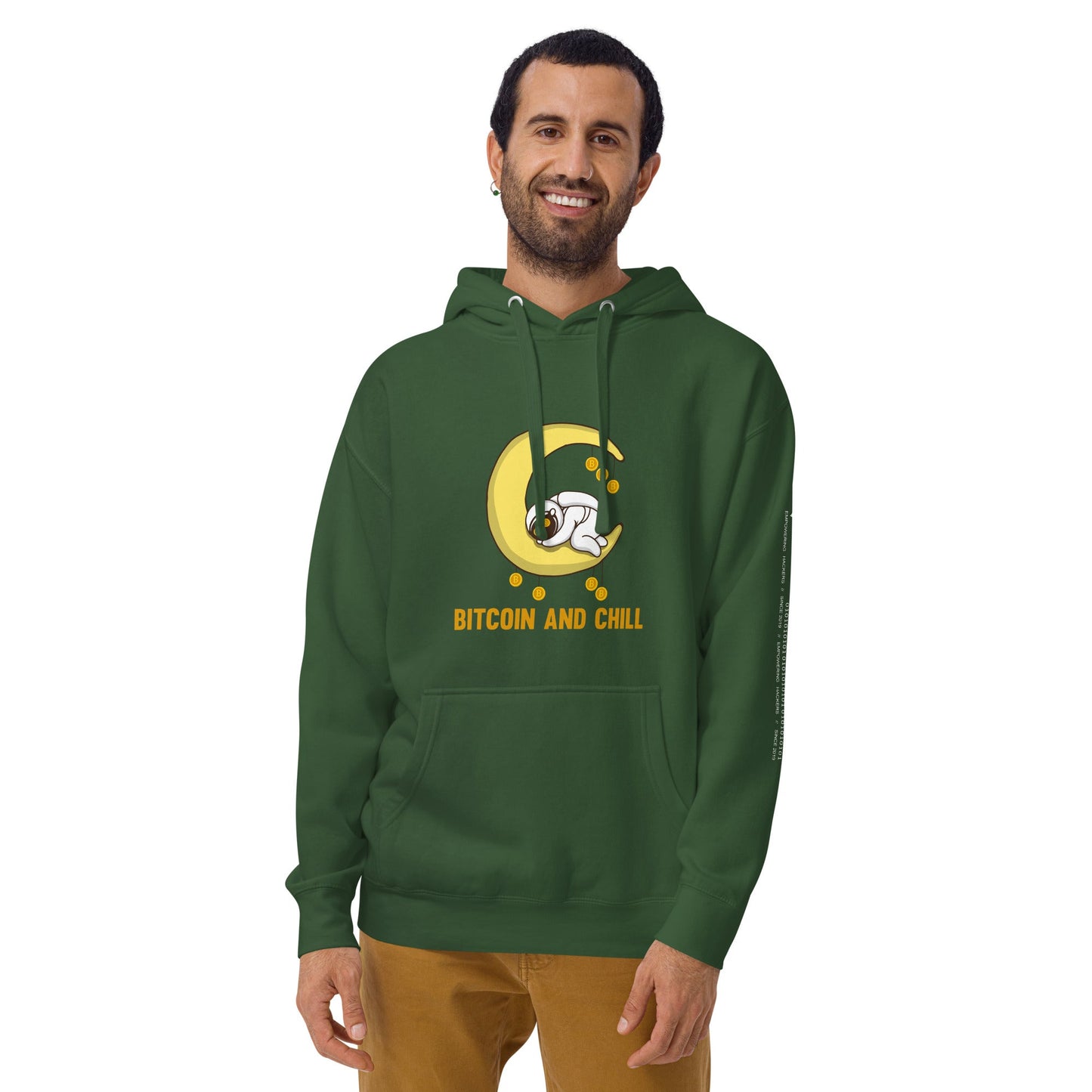 Bitcoin and Chill - Unisex Hoodie by DarkByteGear