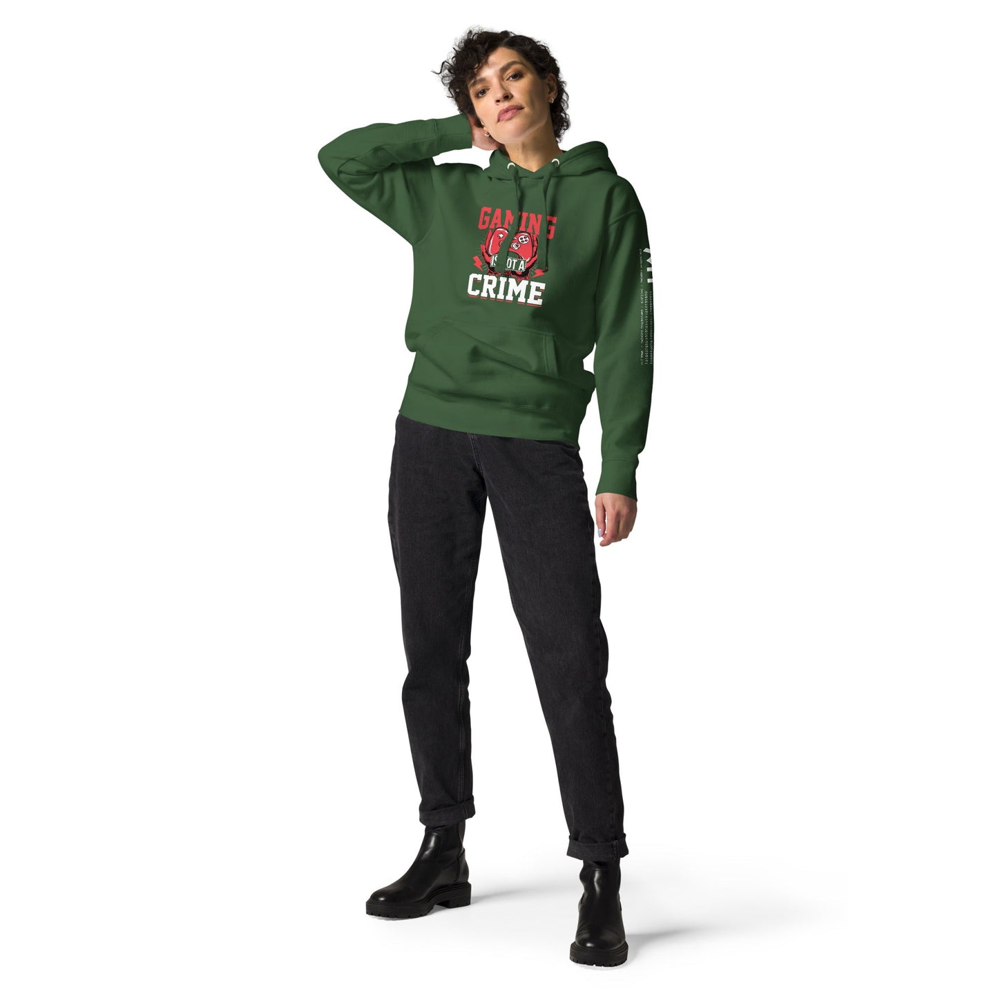 Gaming is not a Crime - Unisex Hoodie by DarkByteGear