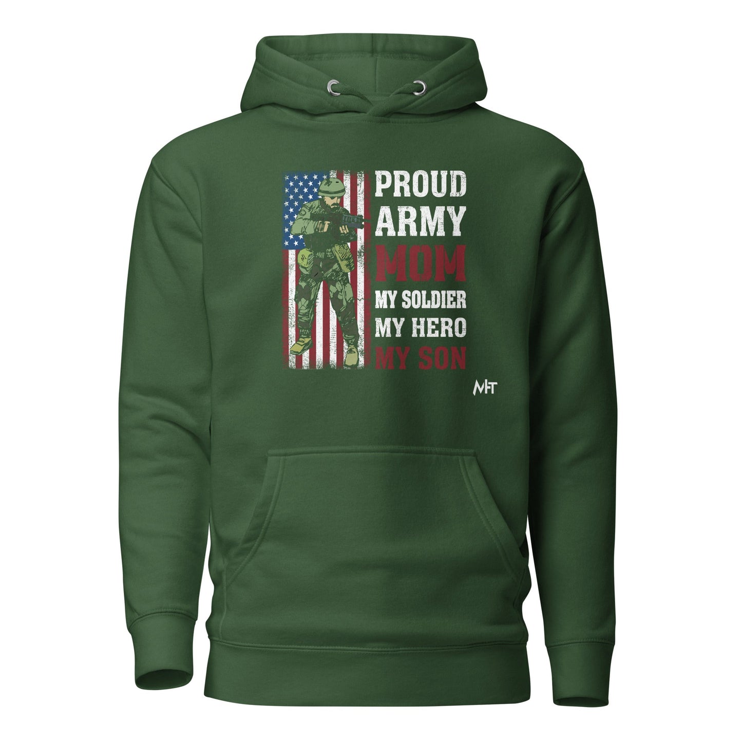 Proud Army Mom - Unisex Hoodie by DarkByteGear