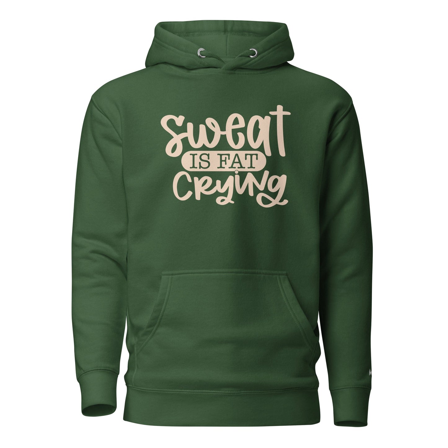 Sweat is fat crying - Unisex Hoodie by DarkByteGear