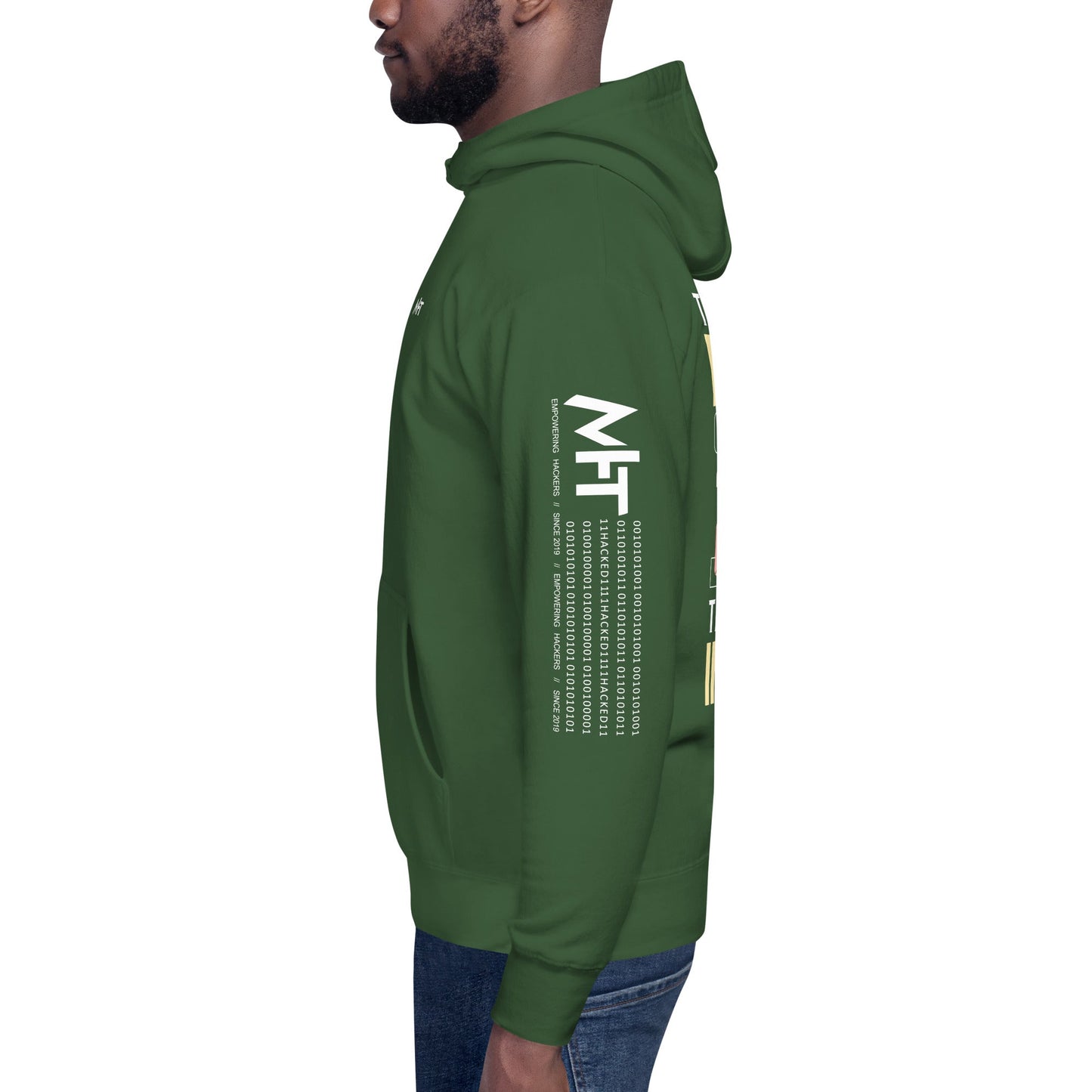 The Best Way to Predict Future is to invent it Unisex Hoodie ( Back Print ) by DarkByteGear