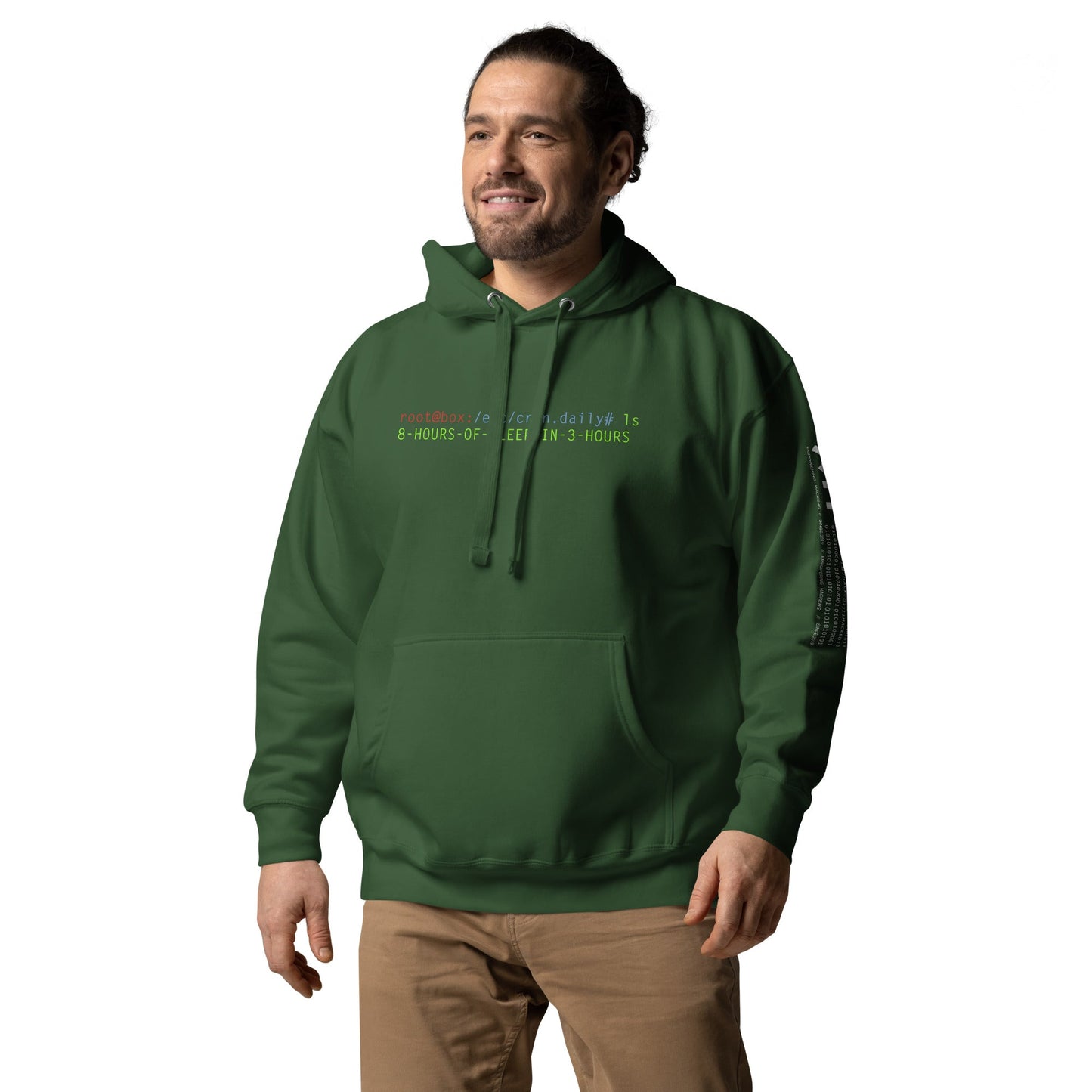 8 hours of sleep in 3 hours Unisex Hoodie by DarkByteGear