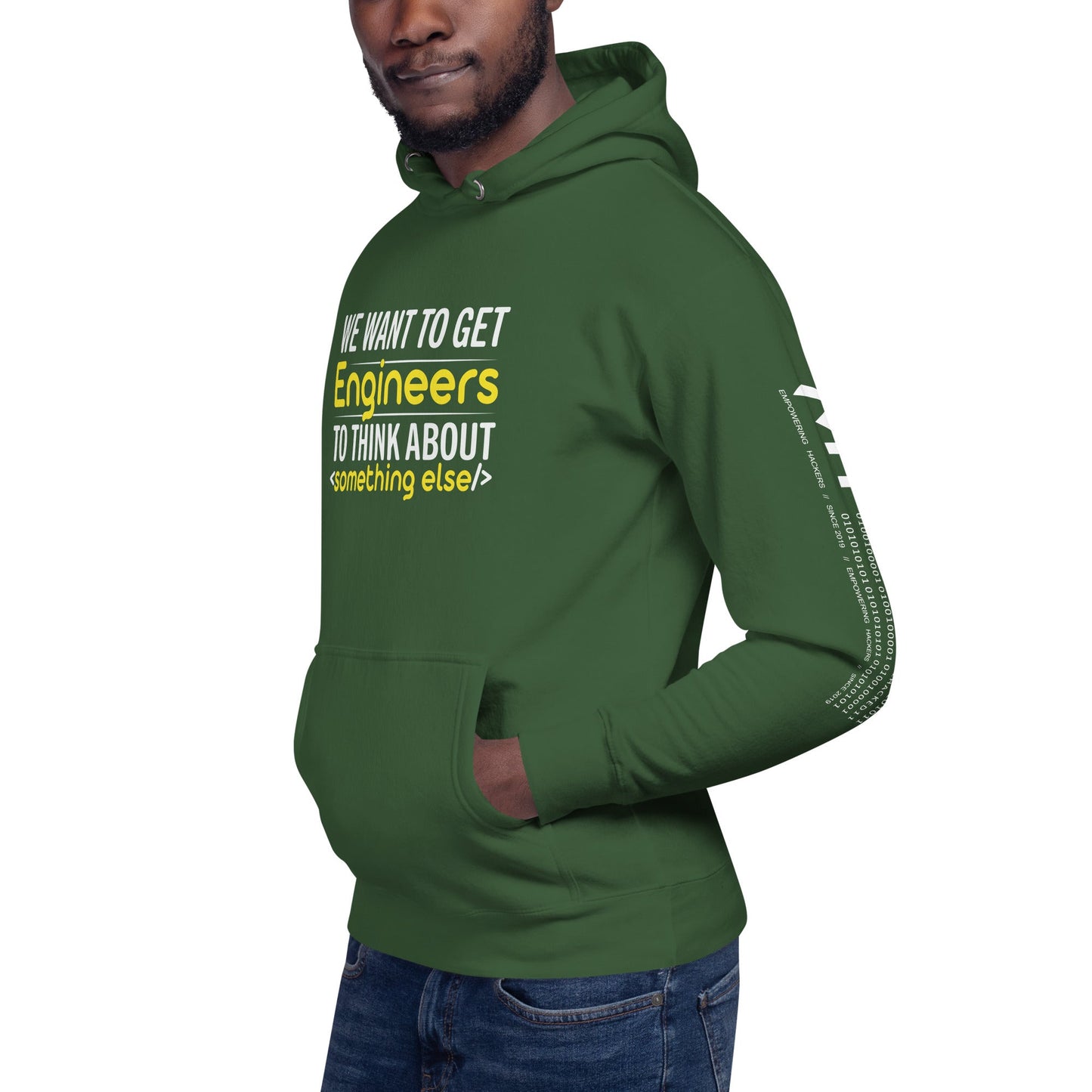 We want to get Engineers to think about something else Unisex Hoodie by DarkByteGear