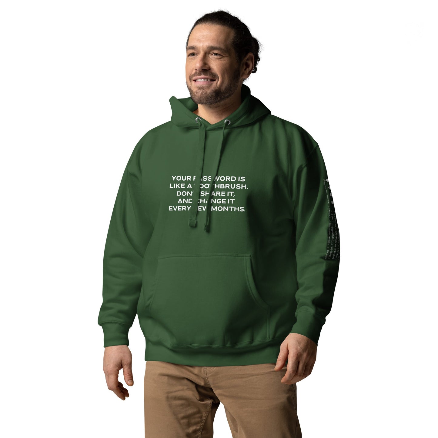 Your password is like a toothbrush V2 - Unisex Hoodie by DarkByteGear