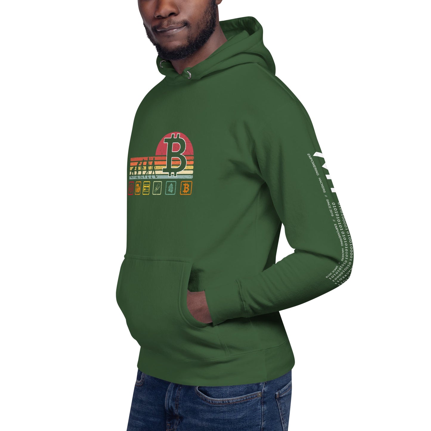 Bitcoin Evolution - Unisex Hoodie by DarkByteGear