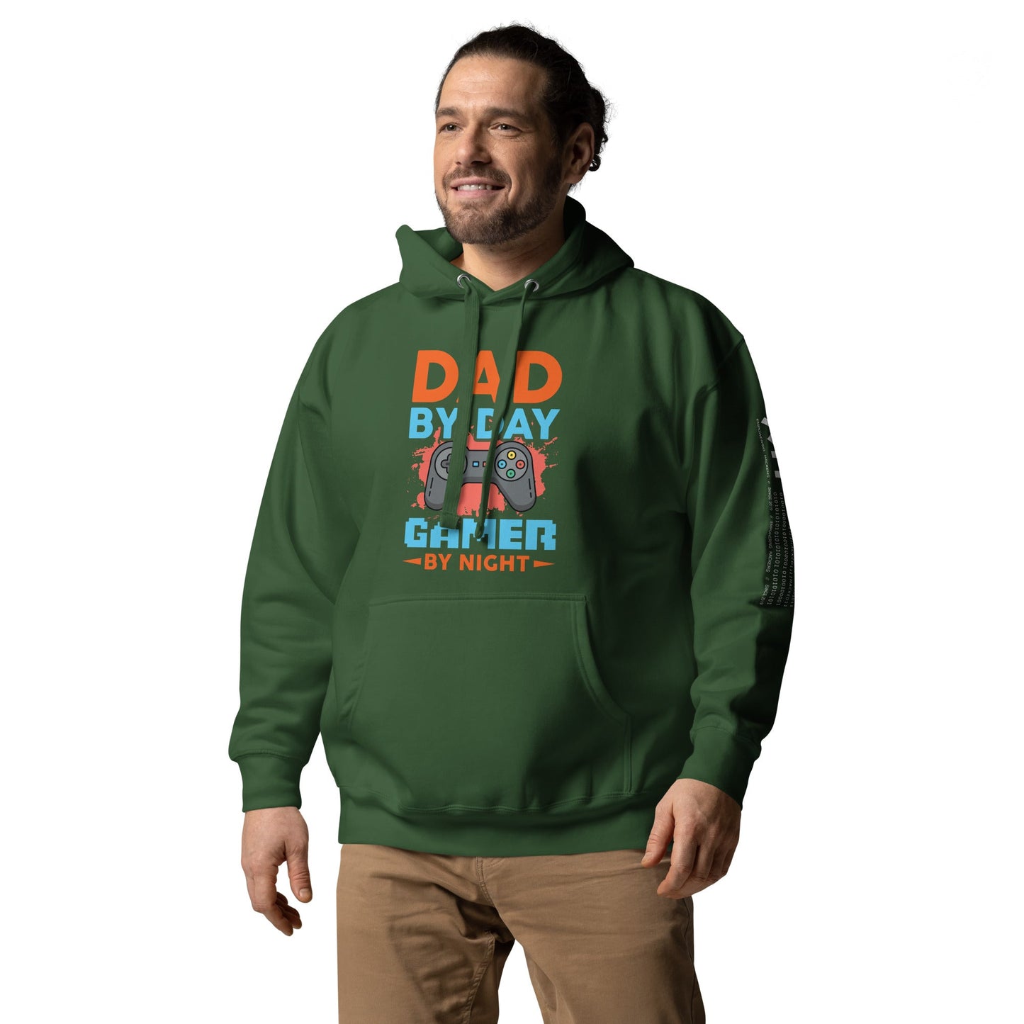 Dad by Day, Gamer by Night - Unisex Hoodie by DarkByteGear