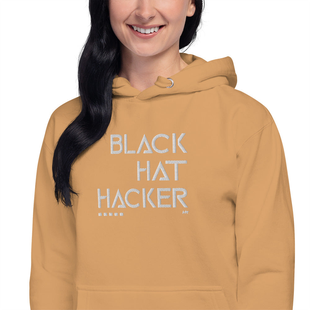 Black Hat Hacker - Unisex Hoodie (embroidered) by DarkByteGear