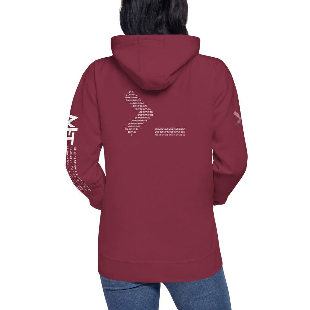 CLI - Unisex Hoodie (back print) by DarkByteGear
