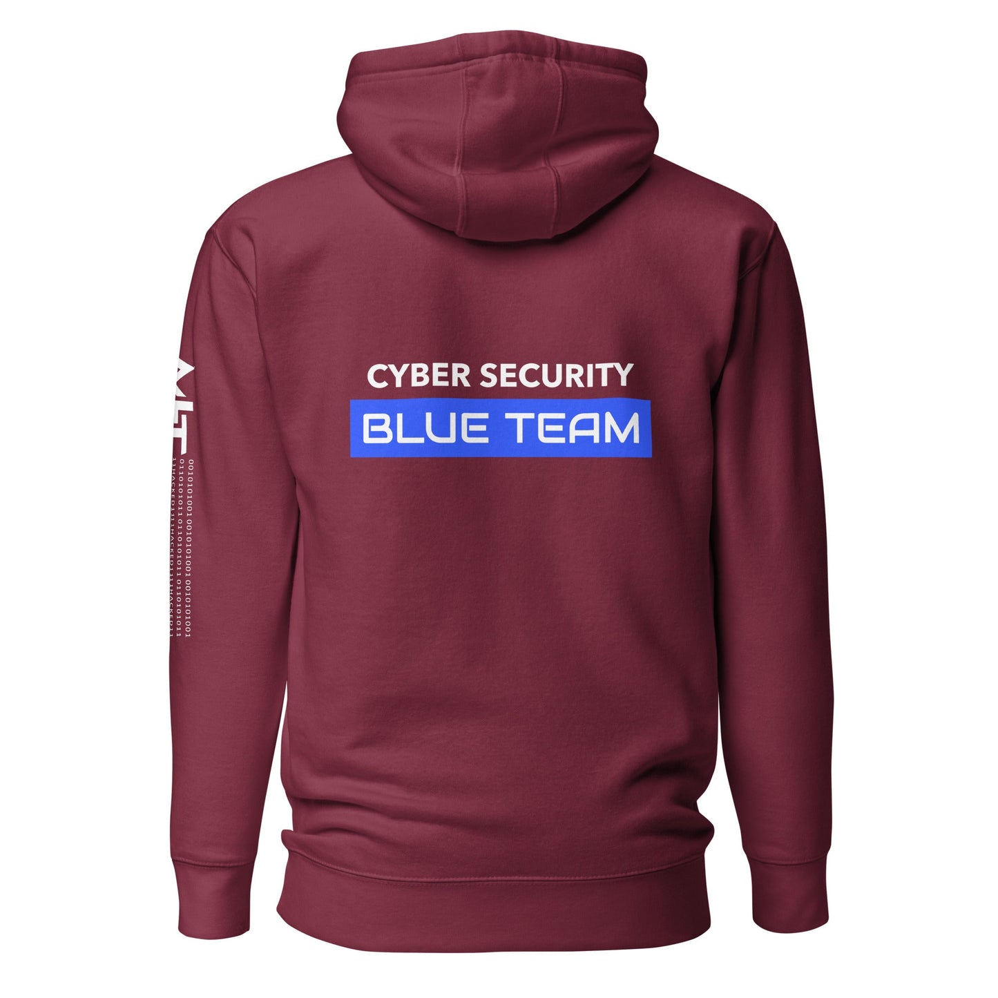 Cyber Security Blue Team V12 - Unisex Hoodie ( Back Print ) by DarkByteGear