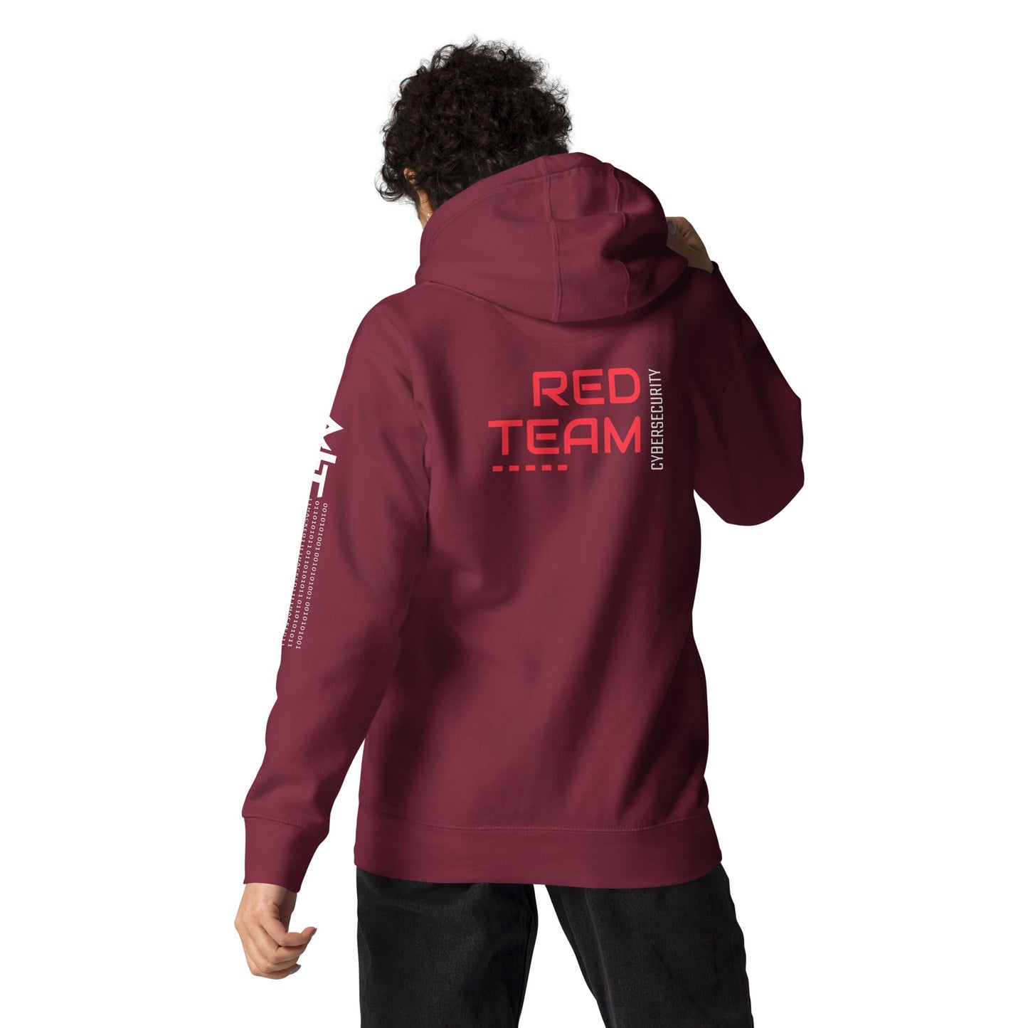 Cyber Security Red Team V14 - Unisex Hoodie ( Back Print ) by DarkByteGear
