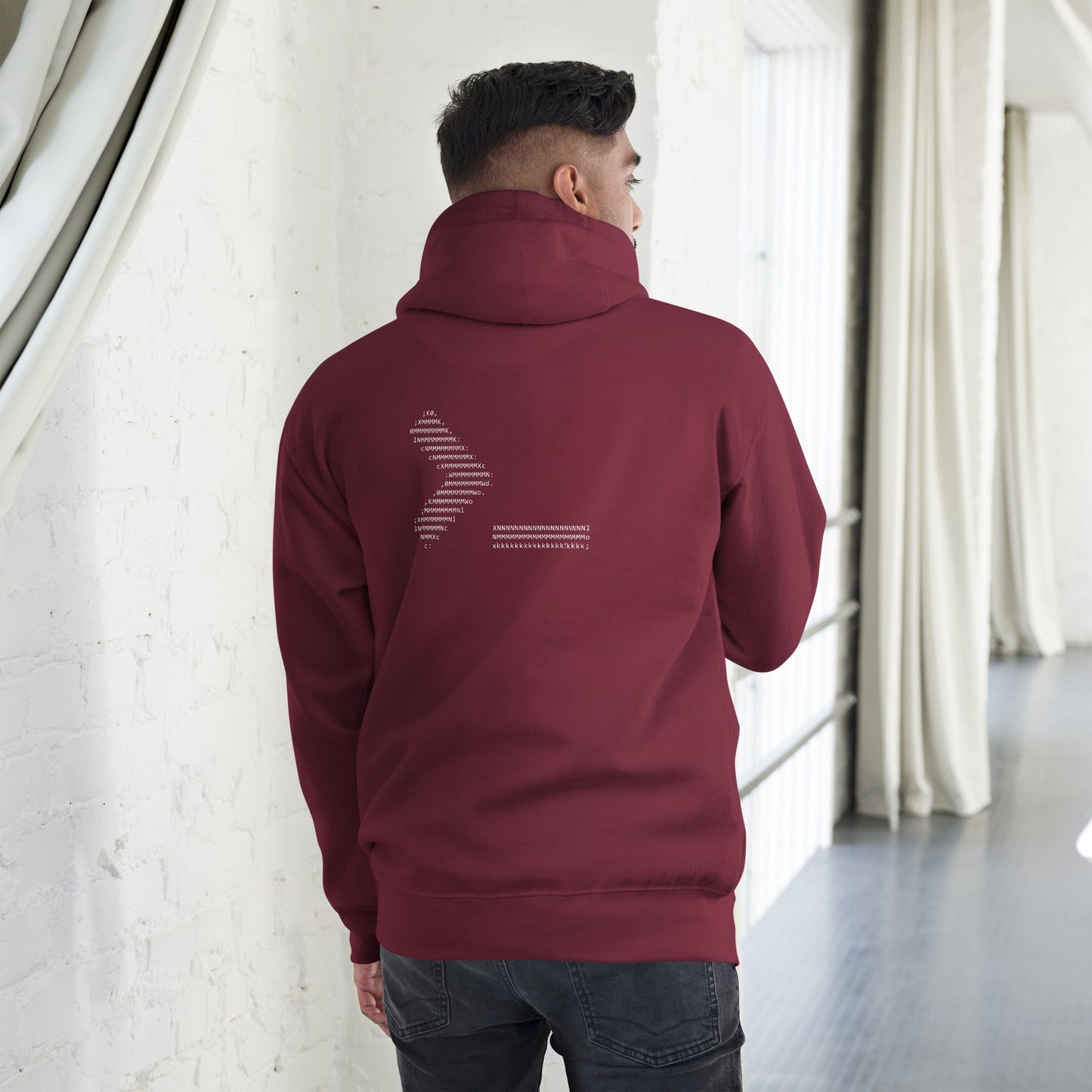 CLI - Unisex Hoodie ( Back Print ) by DarkByteGear