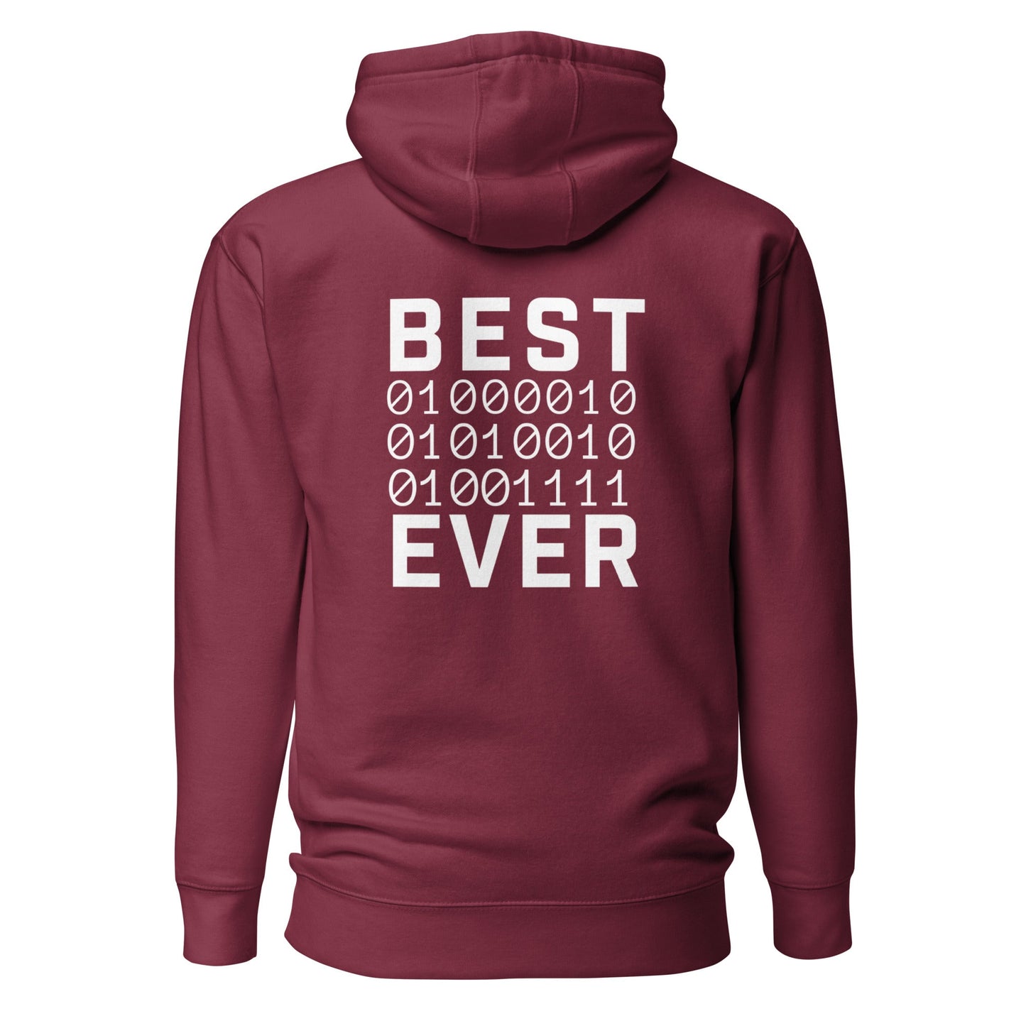 Best Bro Ever - Unisex Hoodie (back print) by DarkByteGear