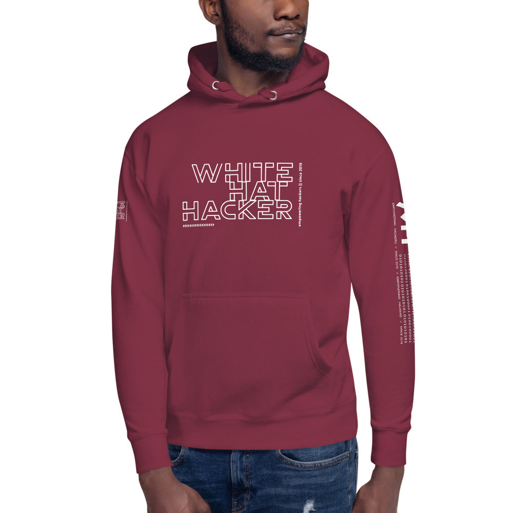White Hat Hacker - Unisex Hoodie by DarkByteGear