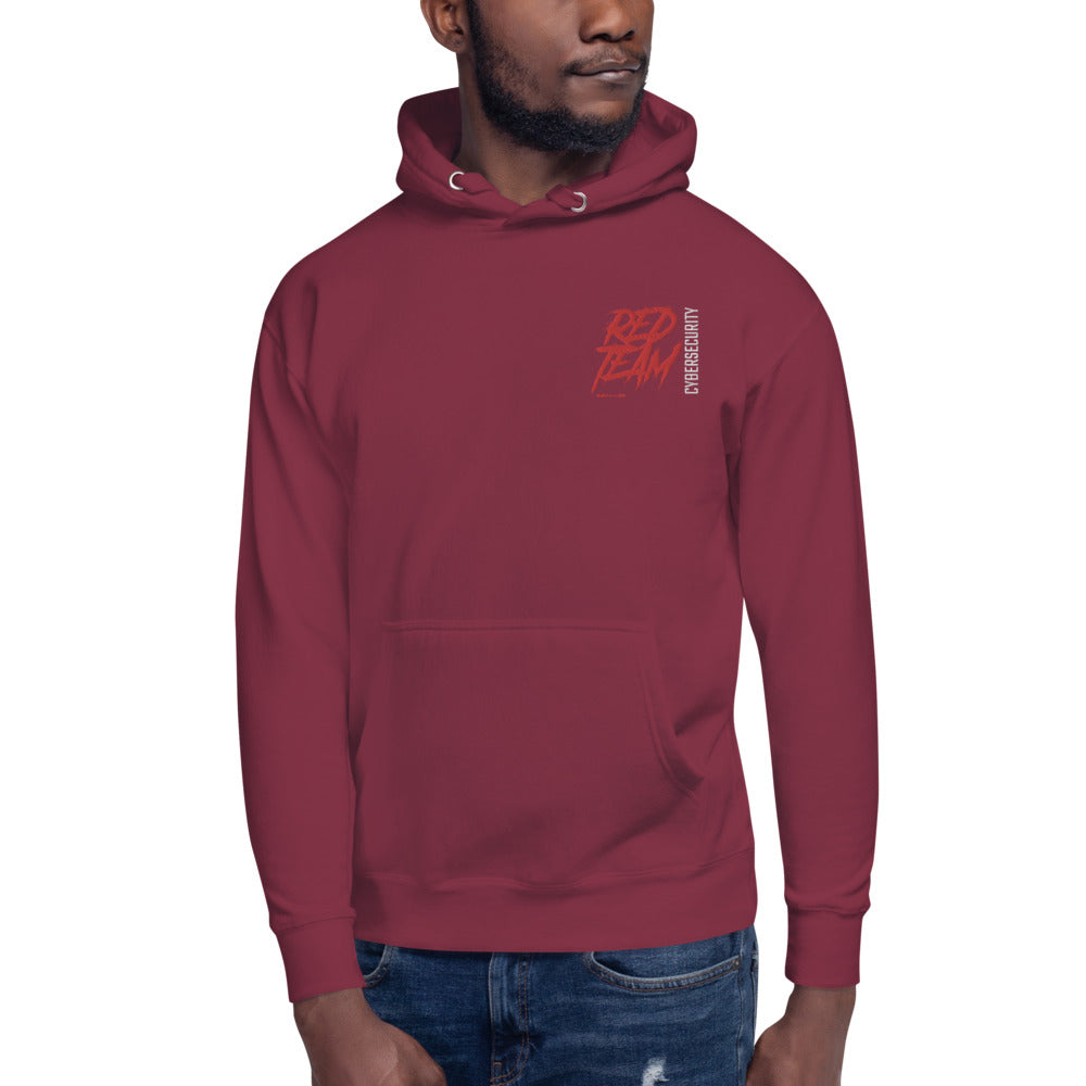Cyber Security Red Team V10 - Unisex Hoodie (embroidered) by DarkByteGear