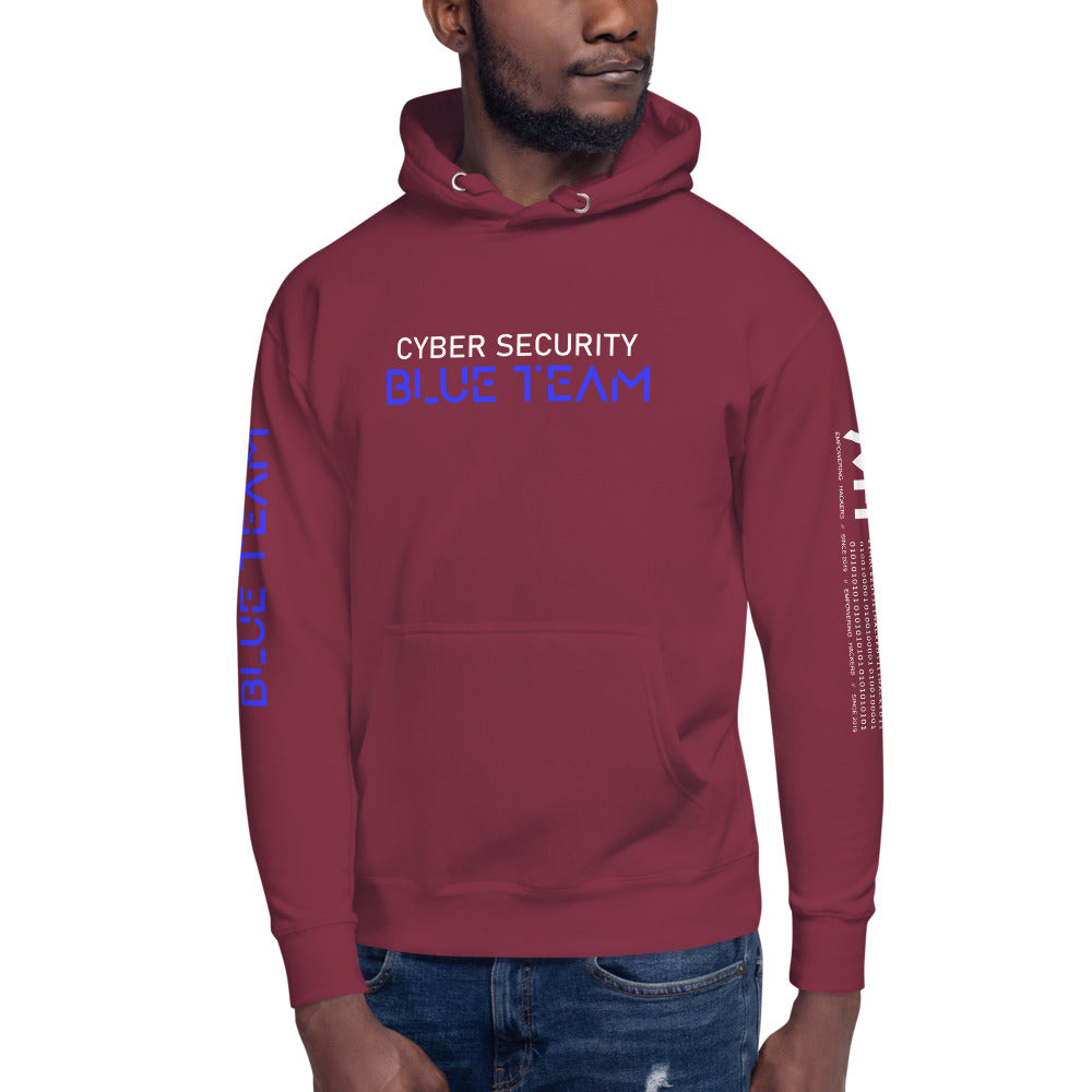 Cybersecurity Blue Team v4 - Unisex Hoodie by DarkByteGear