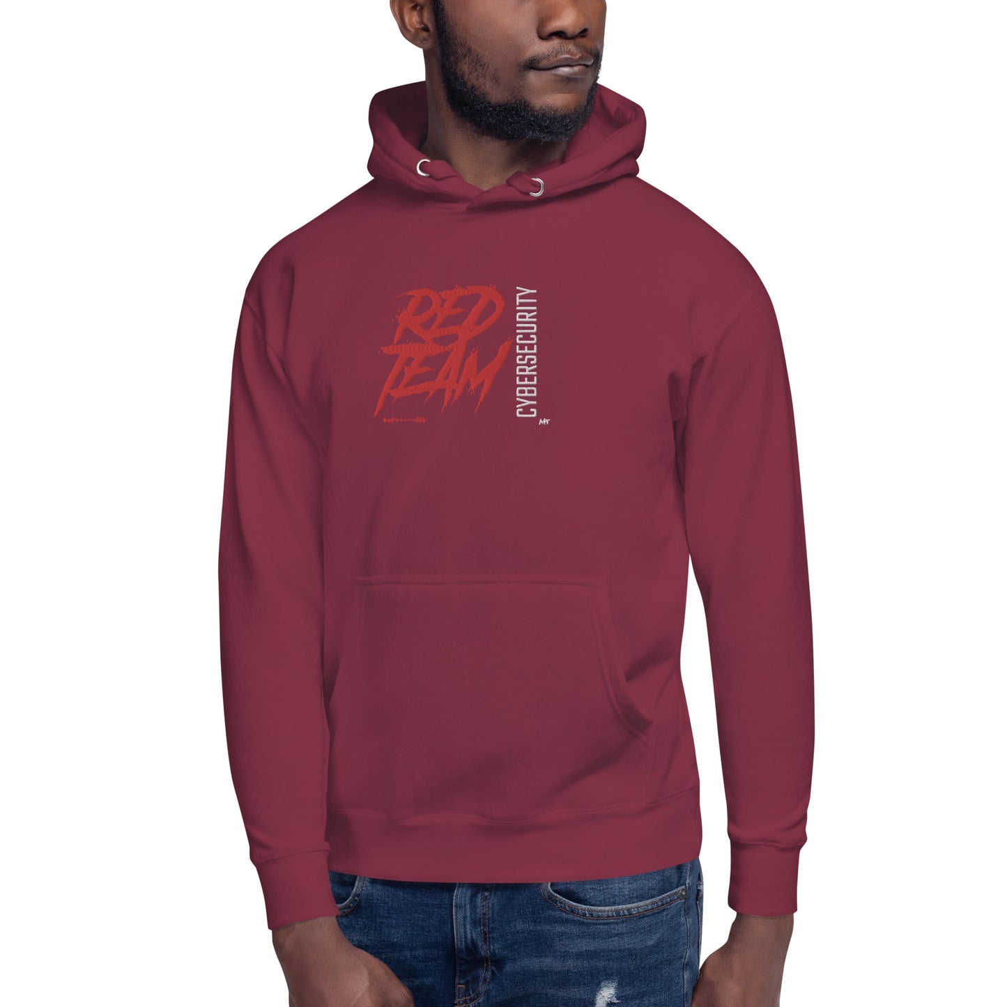 Cyber Security Red Team V10 - Unisex Hoodie (embroidered) by DarkByteGear