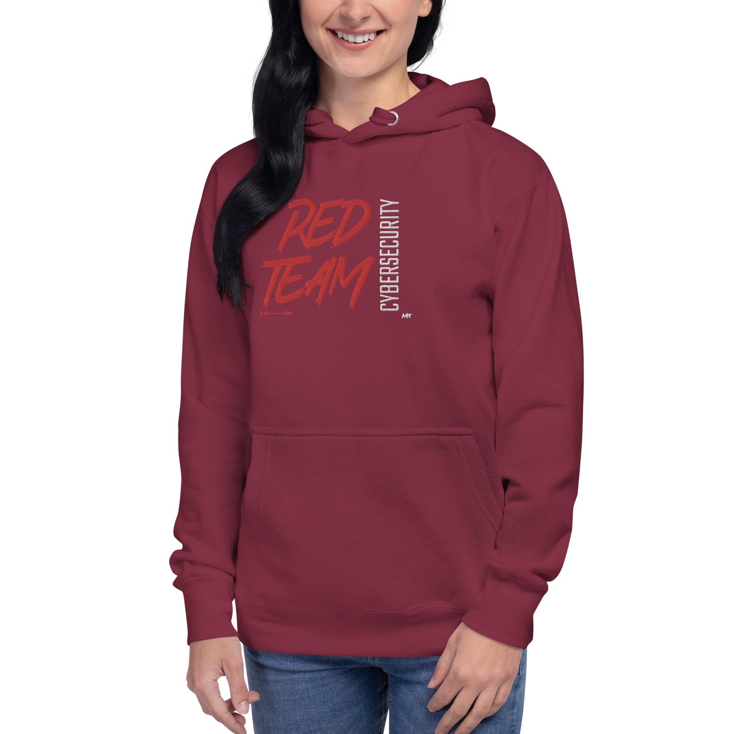 Cyber Security Red Team V6 - Unisex Hoodie (embroidered) by DarkByteGear