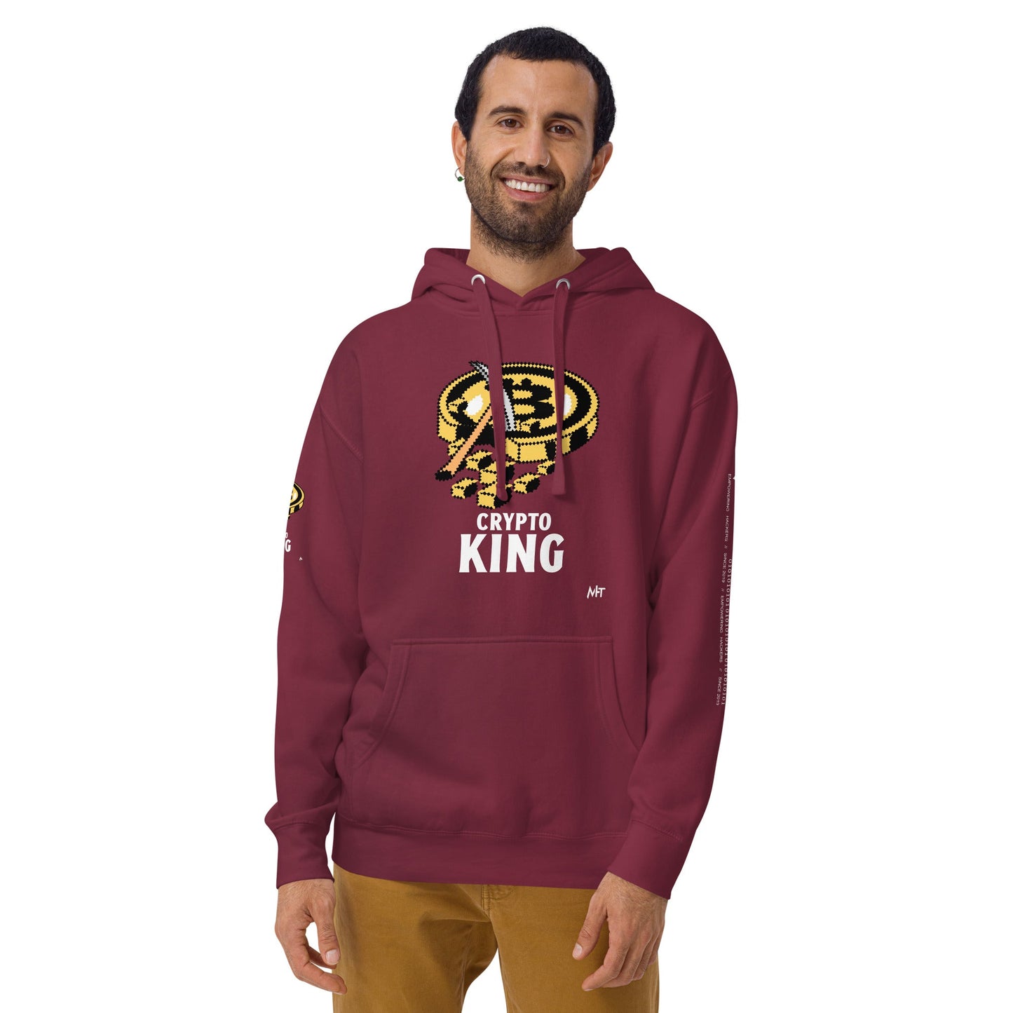 Crypto King - Unisex Hoodie by DarkByteGear