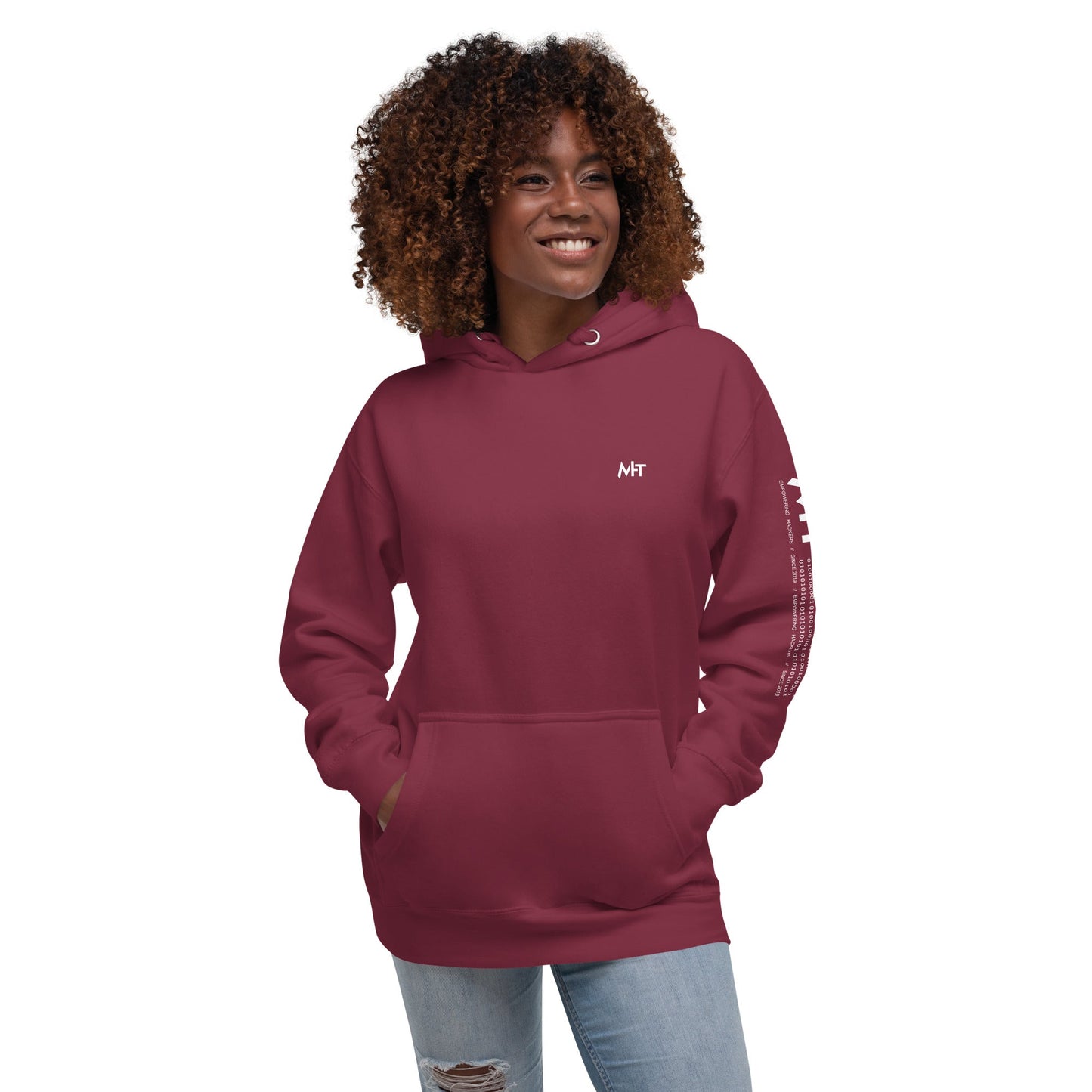 Cyber Security Blue Team V3 - Unisex Hoodie ( Back Print ) by DarkByteGear