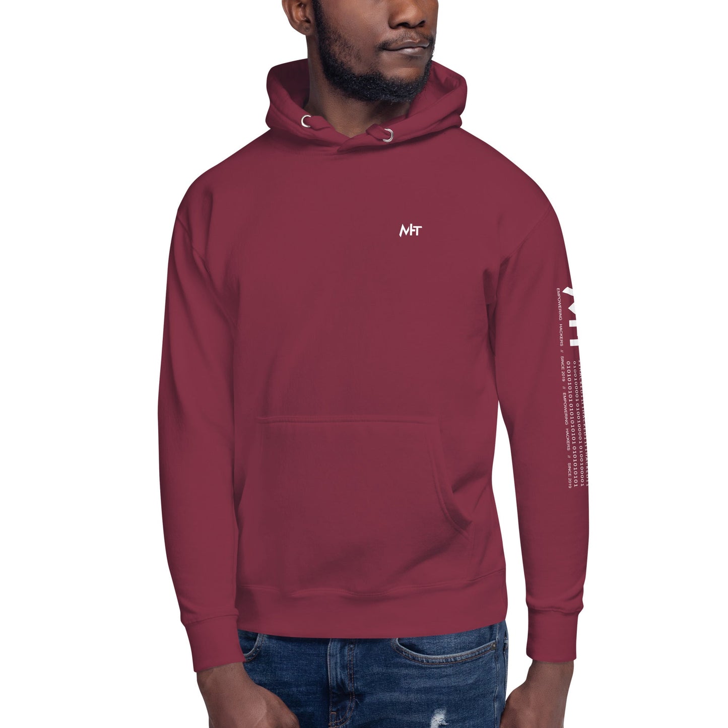 Cyber Security Blue Team V17 - Unisex Hoodie ( Back Print ) by DarkByteGear