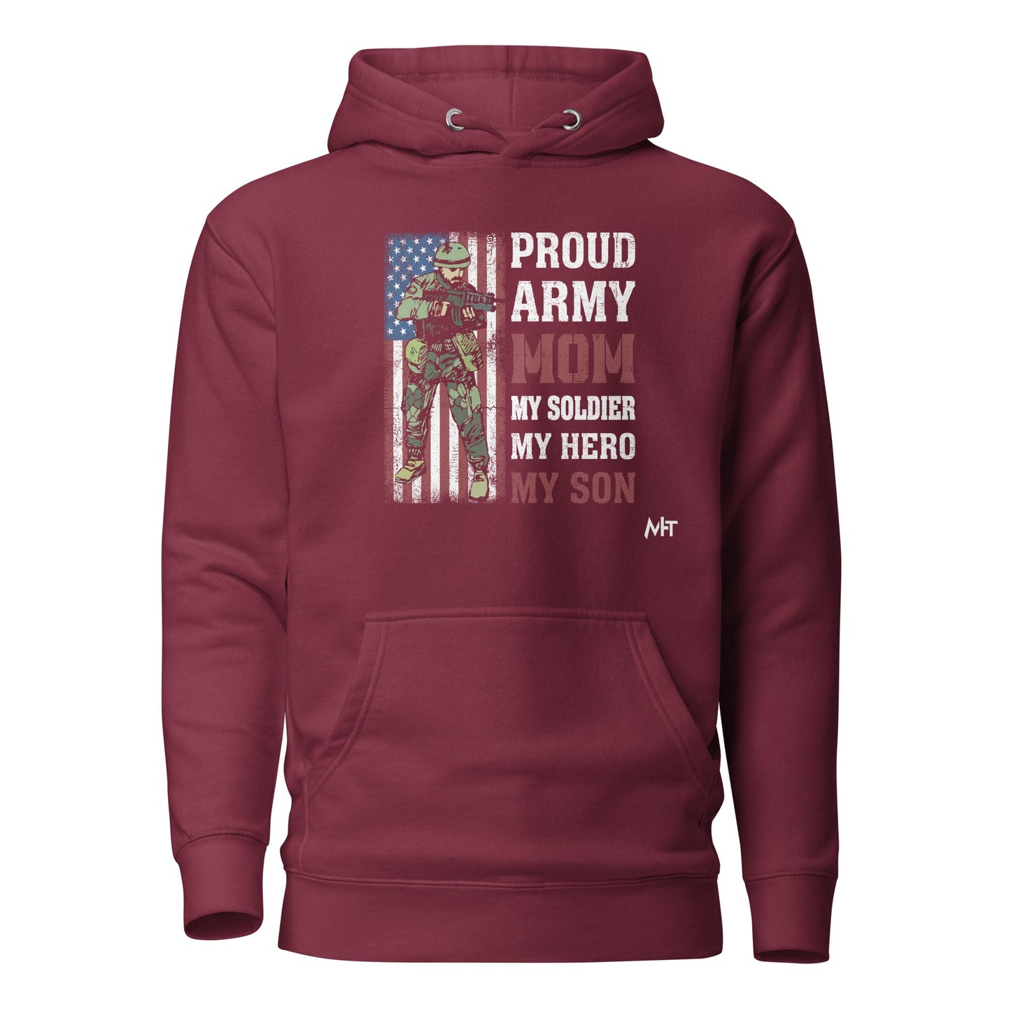 Proud Army Mom - Unisex Hoodie by DarkByteGear