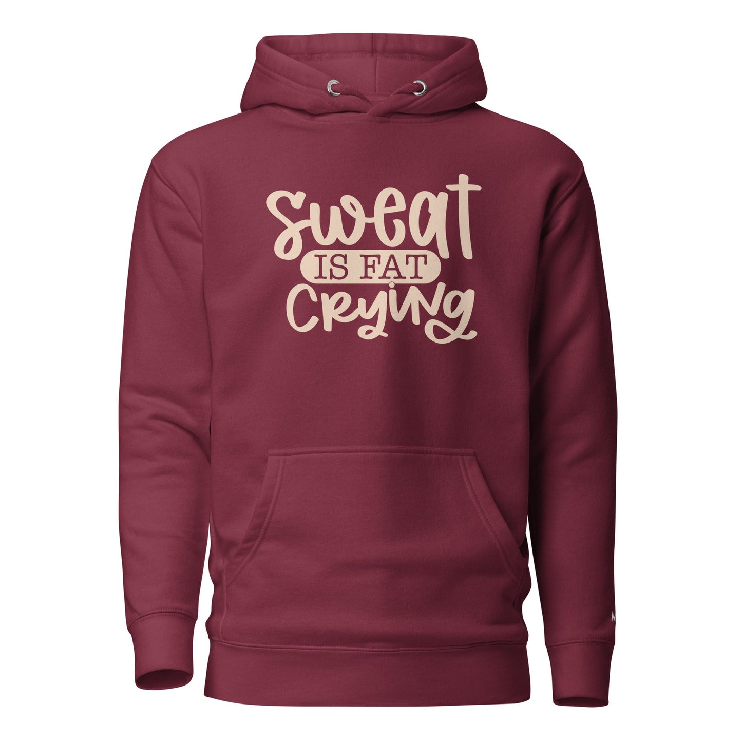 Sweat is fat crying - Unisex Hoodie by DarkByteGear