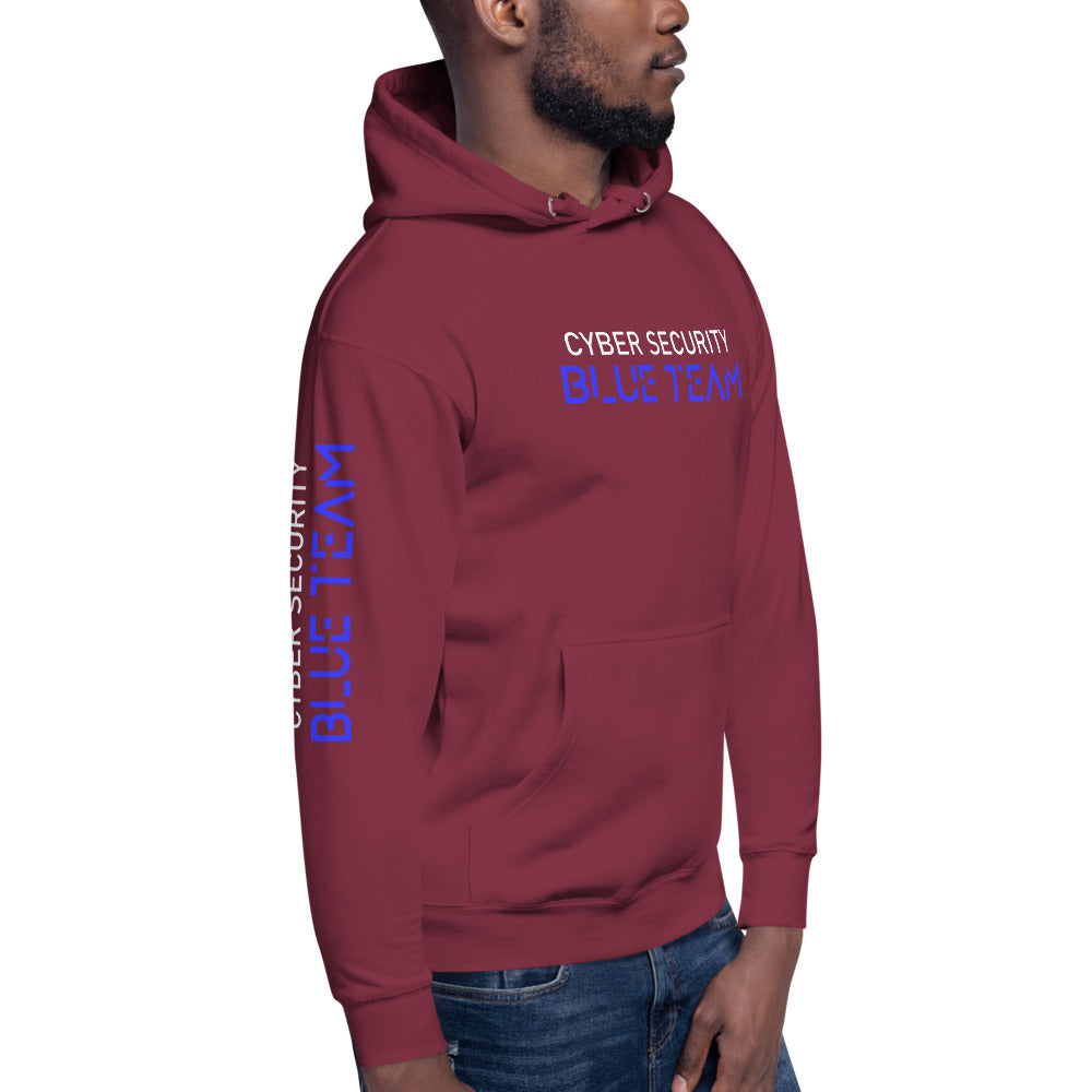 Cybersecurity Blue Team v4 - Unisex Hoodie by DarkByteGear