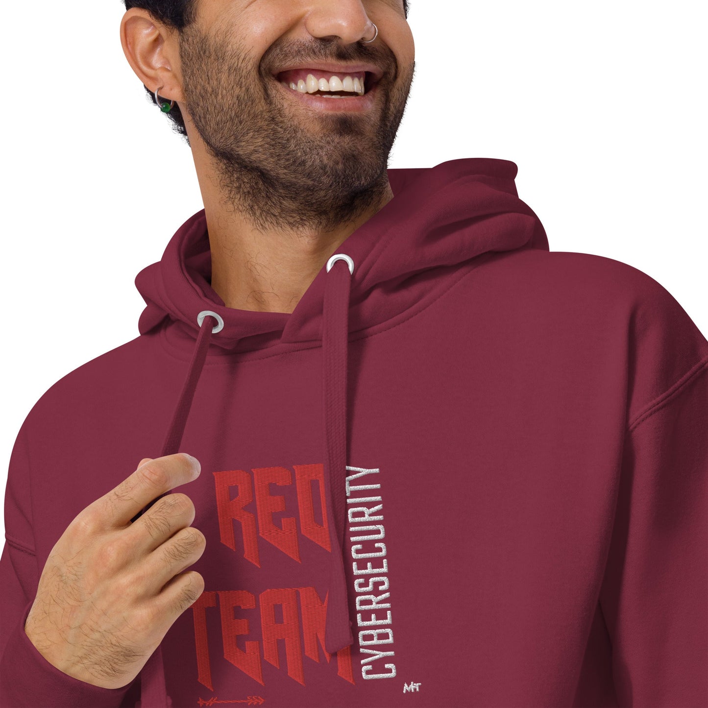 Cyber Security Red Team V9 - Unisex Hoodie Embroidered by DarkByteGear