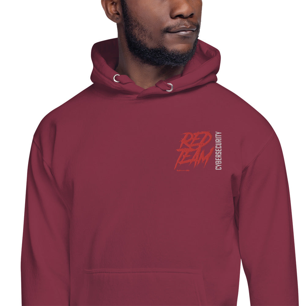 Cyber Security Red Team V10 - Unisex Hoodie (embroidered) by DarkByteGear