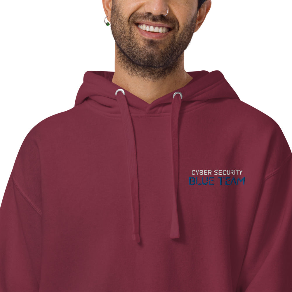 Cybersecurity Blue Team v4 - Unisex Hoodie by DarkByteGear