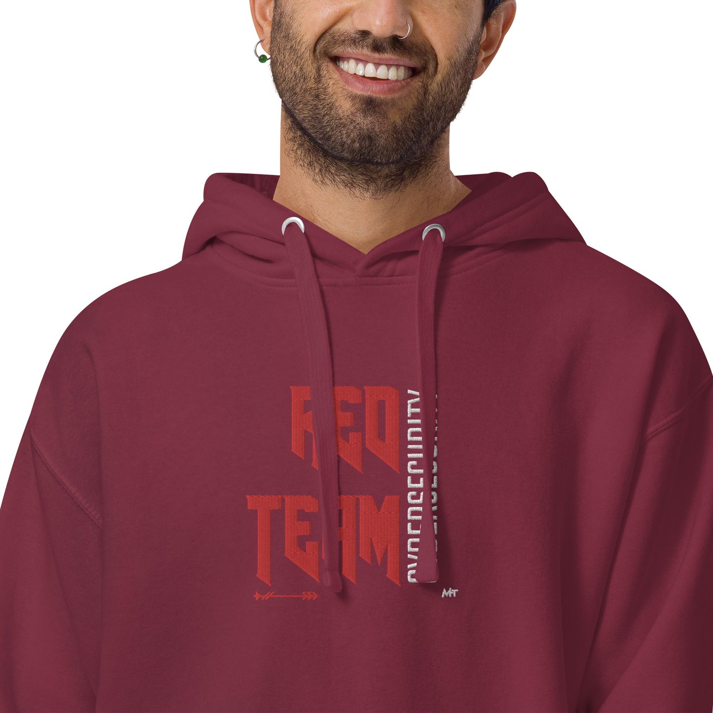 Cyber Security Red Team V9 - Unisex Hoodie Embroidered by DarkByteGear