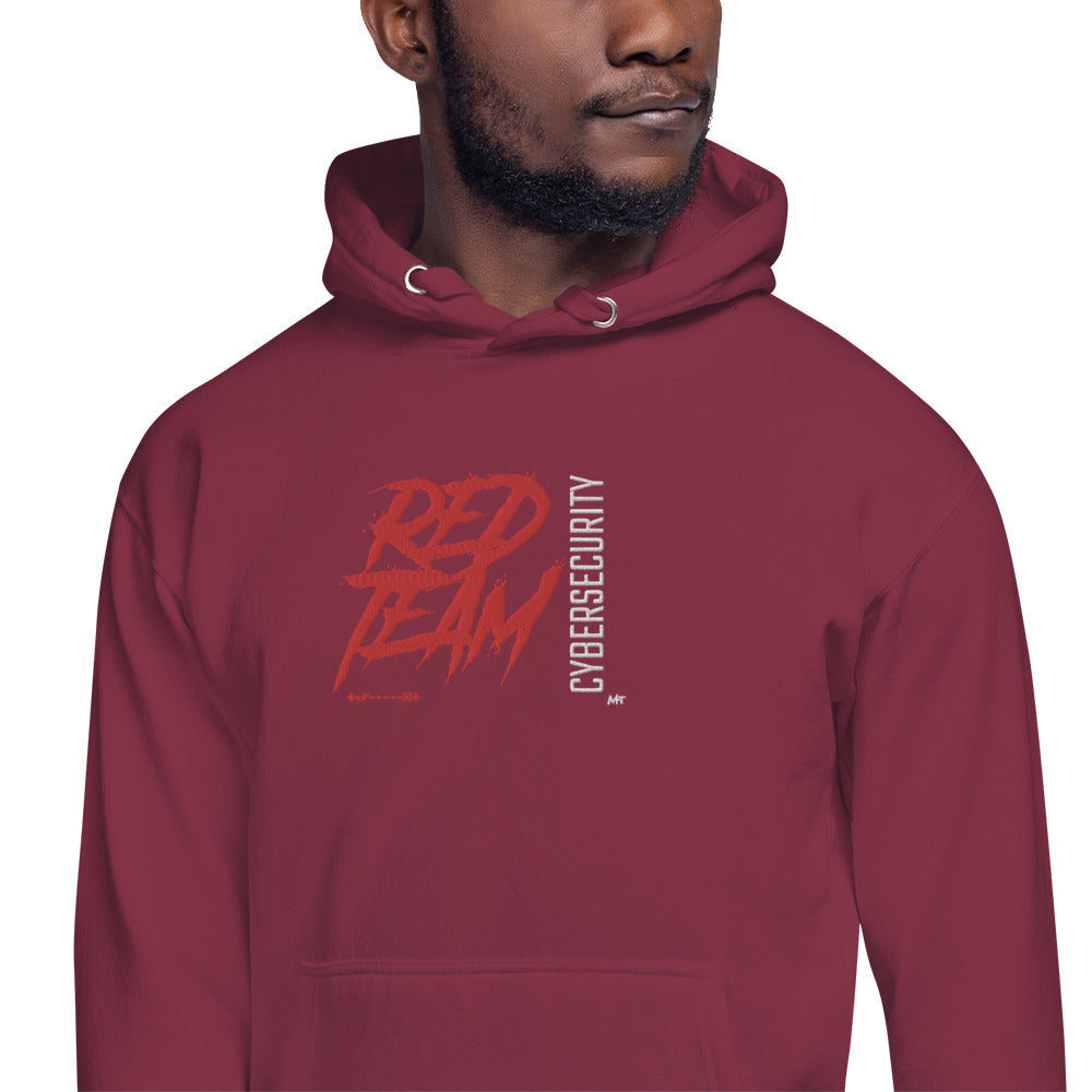 Cyber Security Red Team V10 - Unisex Hoodie (embroidered) by DarkByteGear