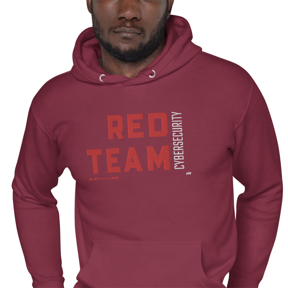 Cyber Security Red Team V7 - Unisex Hoodie Embroidery by DarkByteGear
