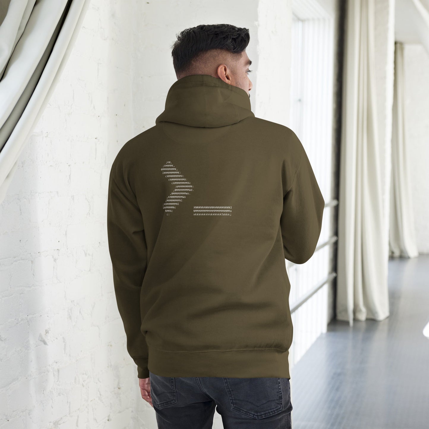 CLI - Unisex Hoodie ( Back Print ) by DarkByteGear