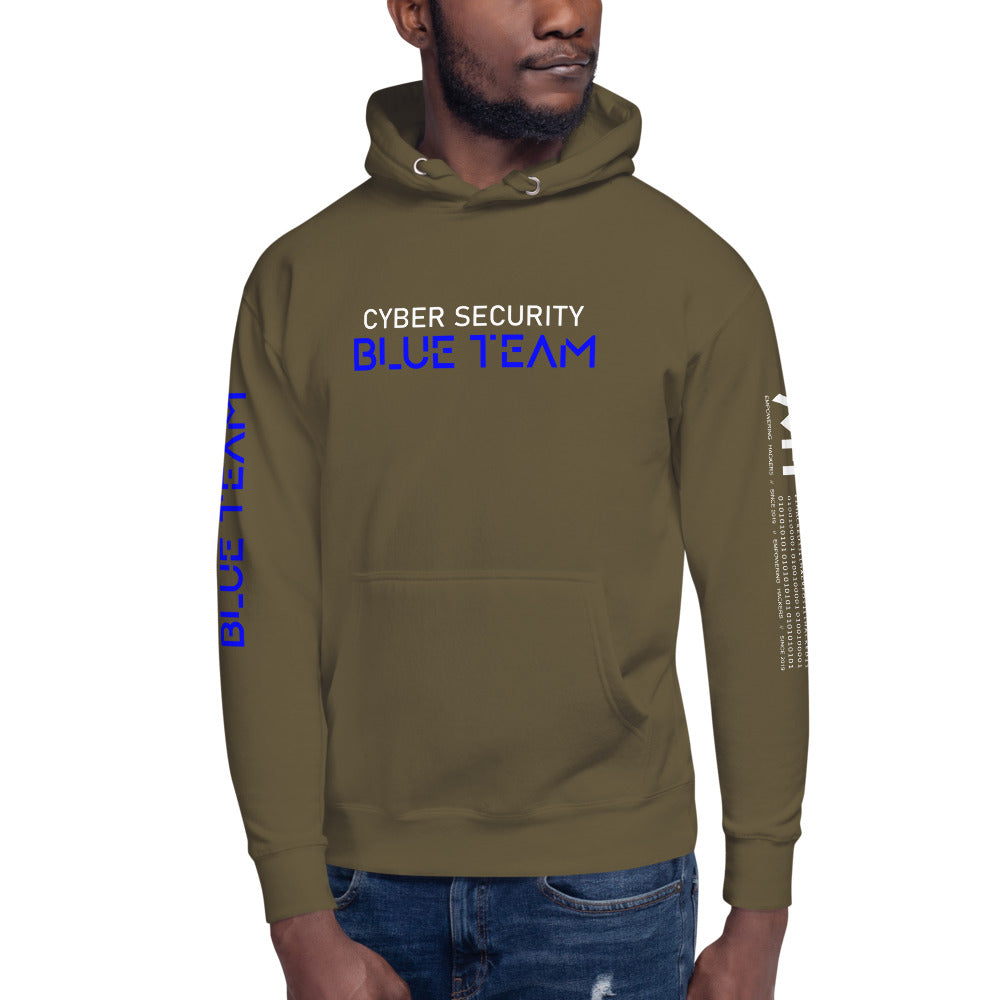Cybersecurity Blue Team v4 - Unisex Hoodie by DarkByteGear