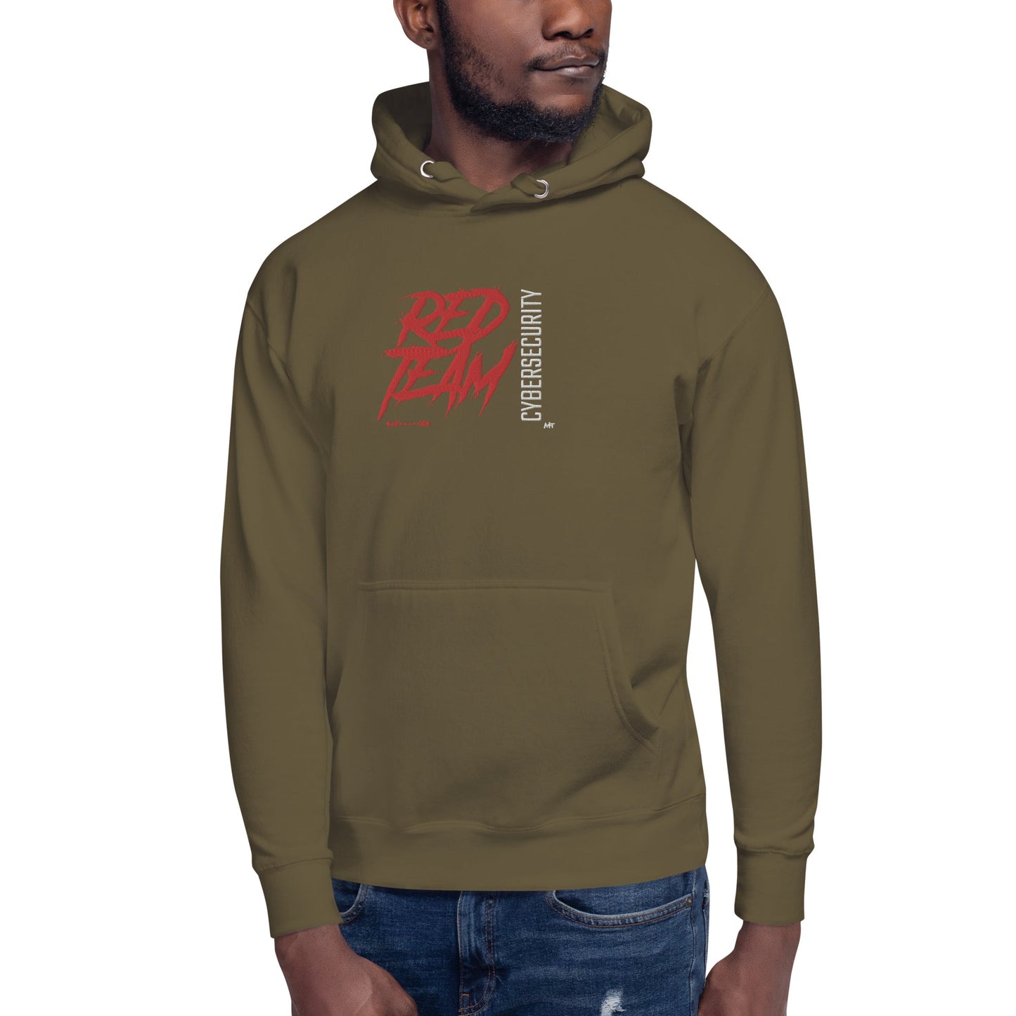 Cyber Security Red Team V10 - Unisex Hoodie (embroidered) by DarkByteGear
