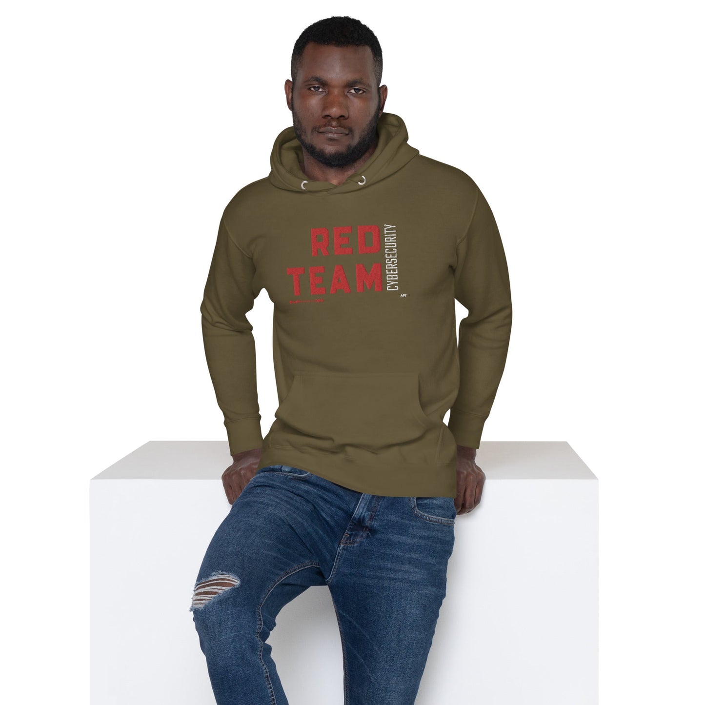 Cyber Security Red Team V7 - Unisex Hoodie Embroidery by DarkByteGear