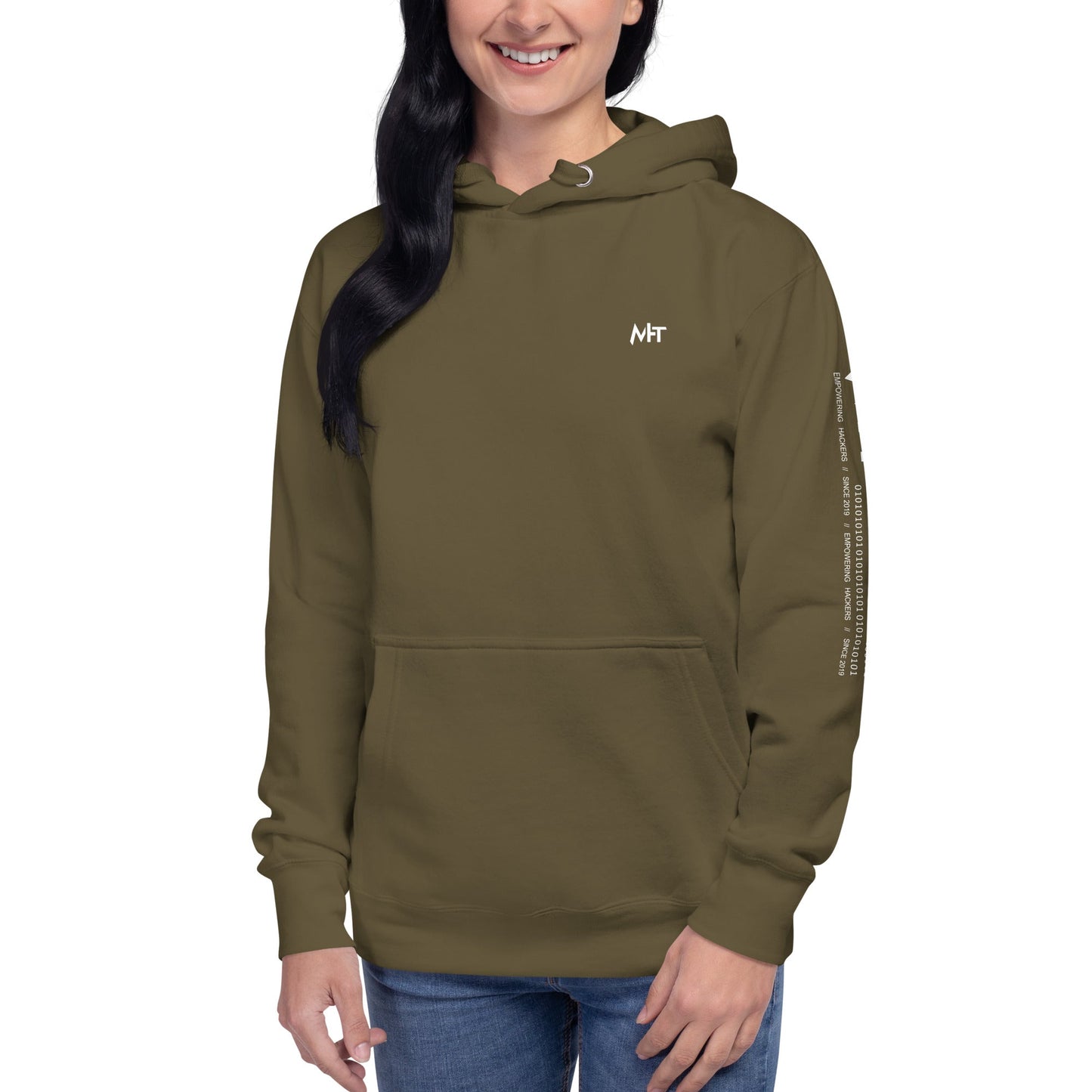 Cyber Security Blue Team V1 - Unisex Hoodie ( Back Print ) by DarkByteGear