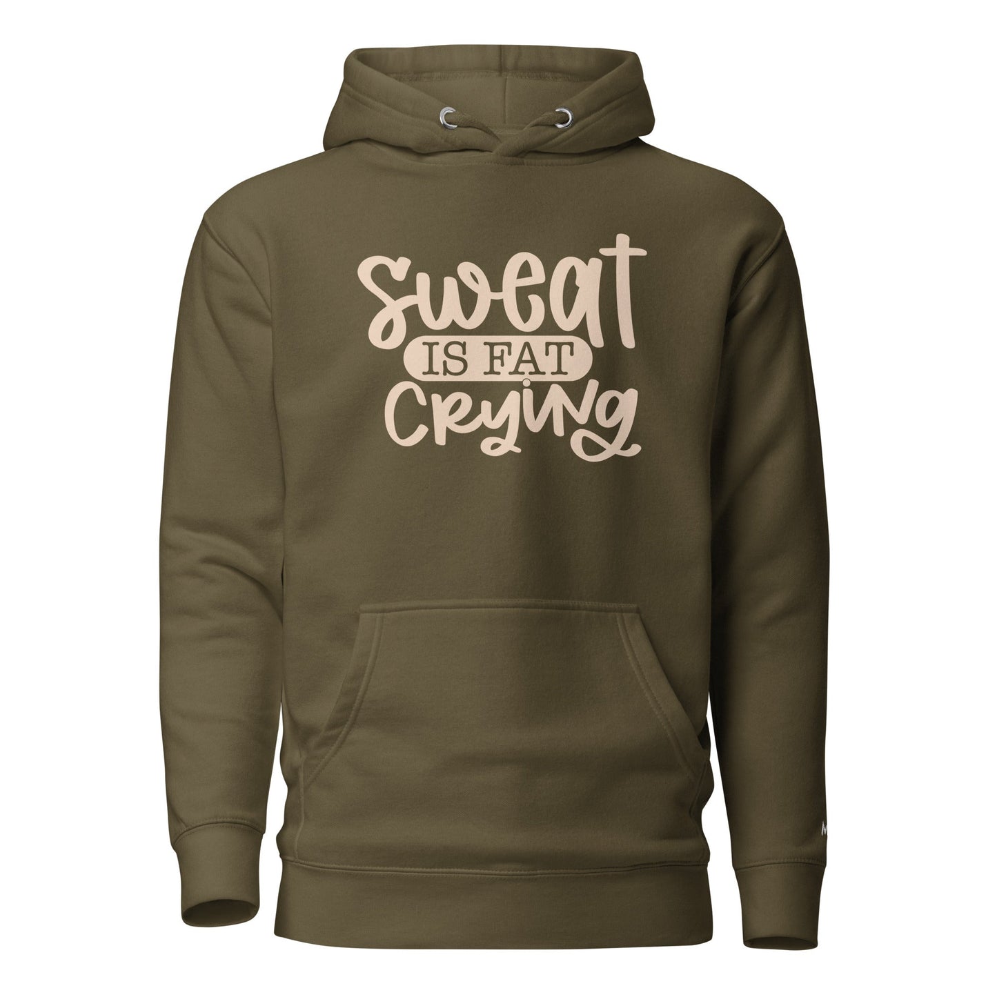 Sweat is fat crying - Unisex Hoodie by DarkByteGear