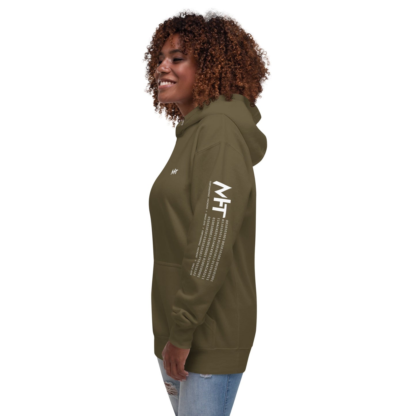 Cyber Security Blue Team V3 - Unisex Hoodie ( Back Print ) by DarkByteGear