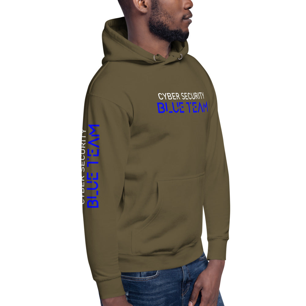 Cybersecurity Blue Team v4 - Unisex Hoodie by DarkByteGear