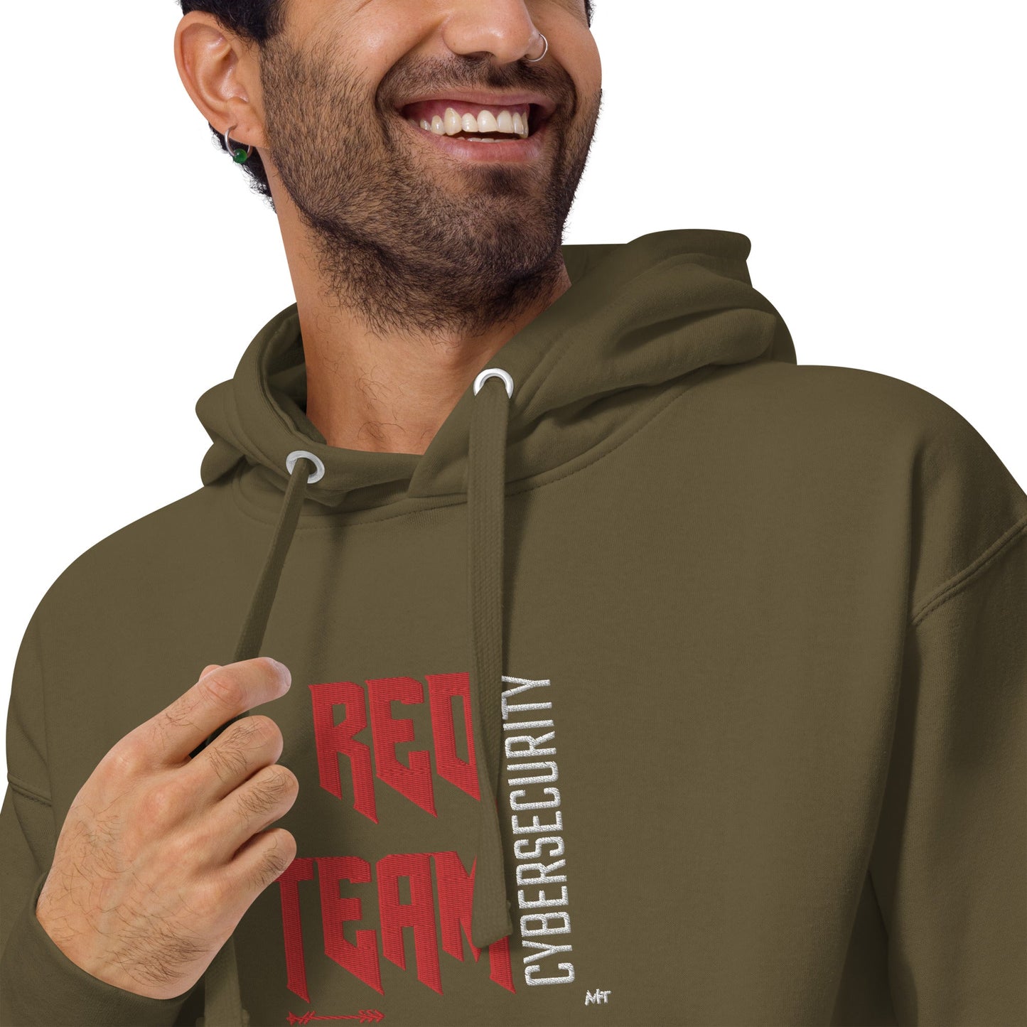 Cyber Security Red Team V9 - Unisex Hoodie Embroidered by DarkByteGear